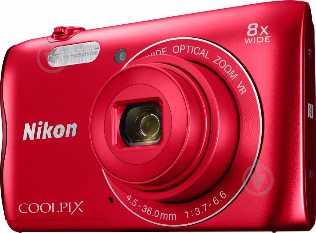 Фотоаппарат COOLPIX A300 red - фото 2