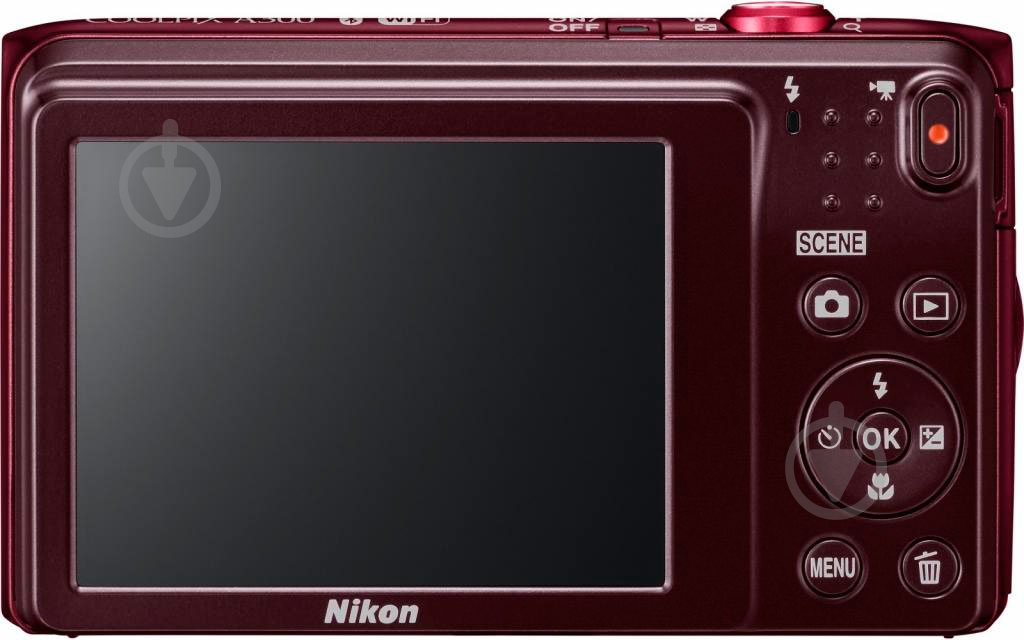 Фотоаппарат COOLPIX A300 red - фото 7