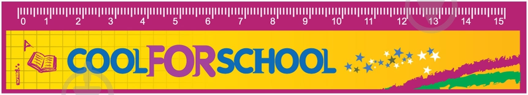 Линейка 15 см CF81317 Cool For School - фото 1