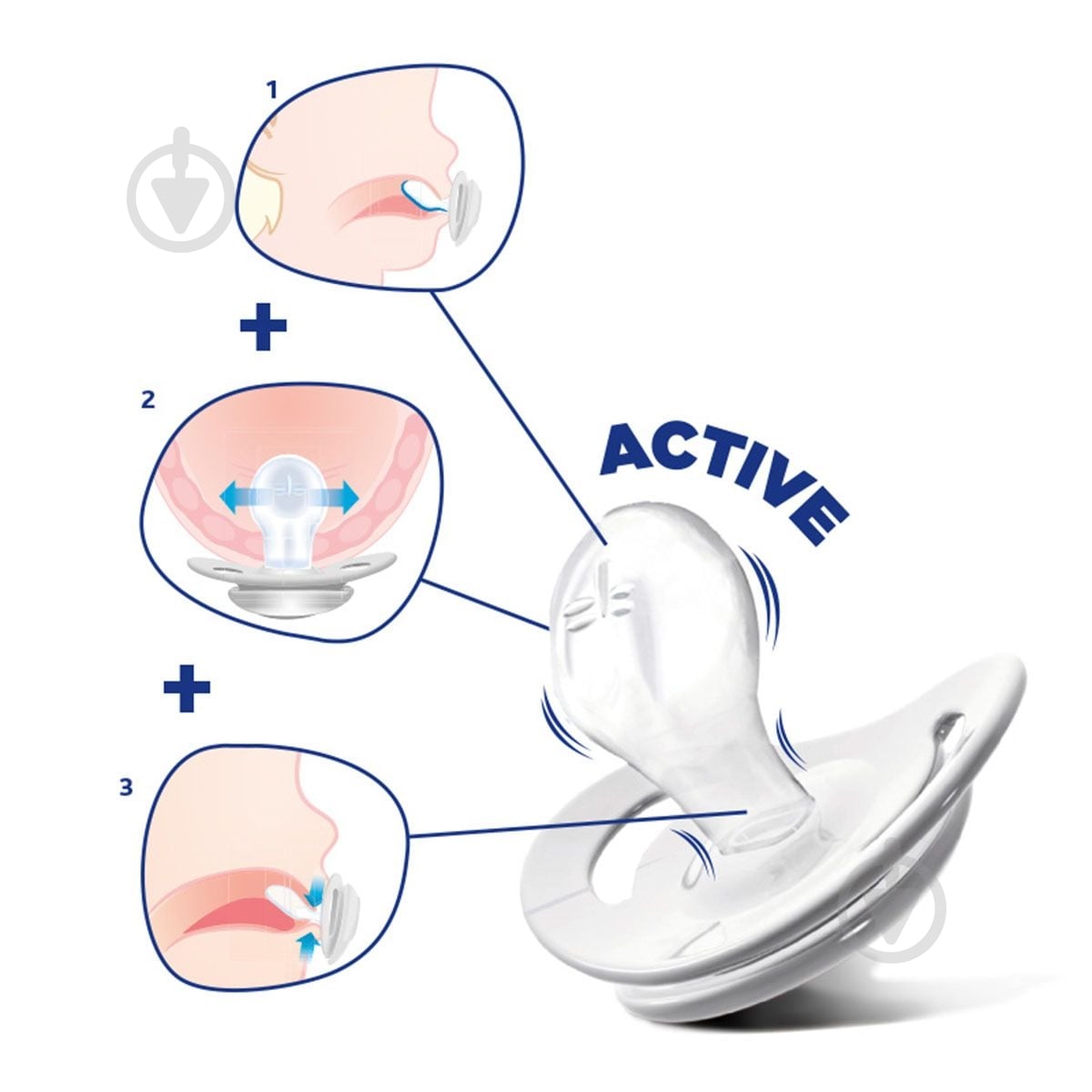 Пустушка ортодонтична Chicco Physio Comfort 0-6 міс 1 шт. - фото 4