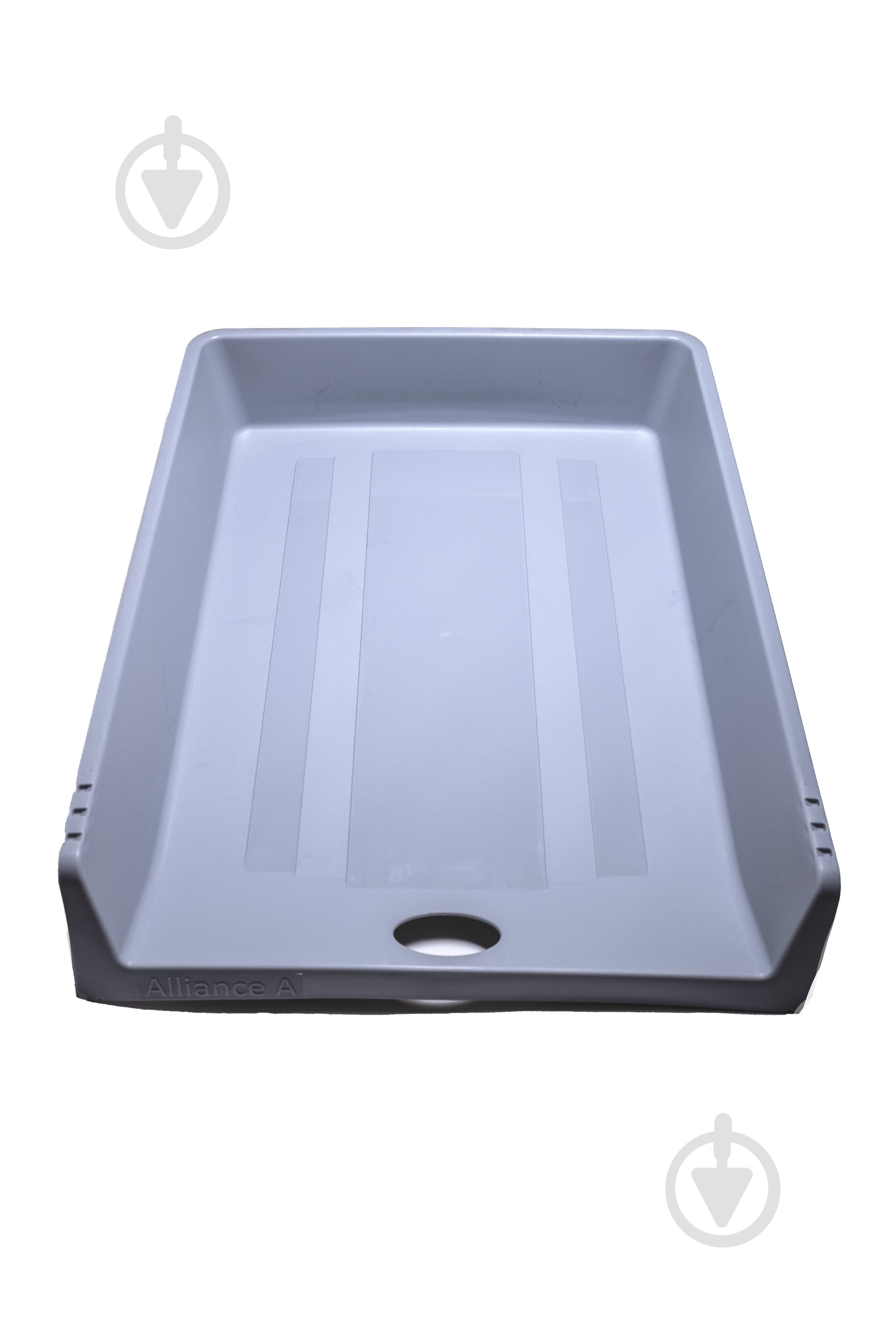 Лоток для бумаг ПП серый - фото 2