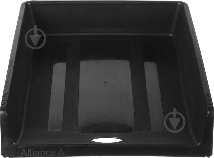 Лоток для бумаг ПП черный - фото 4