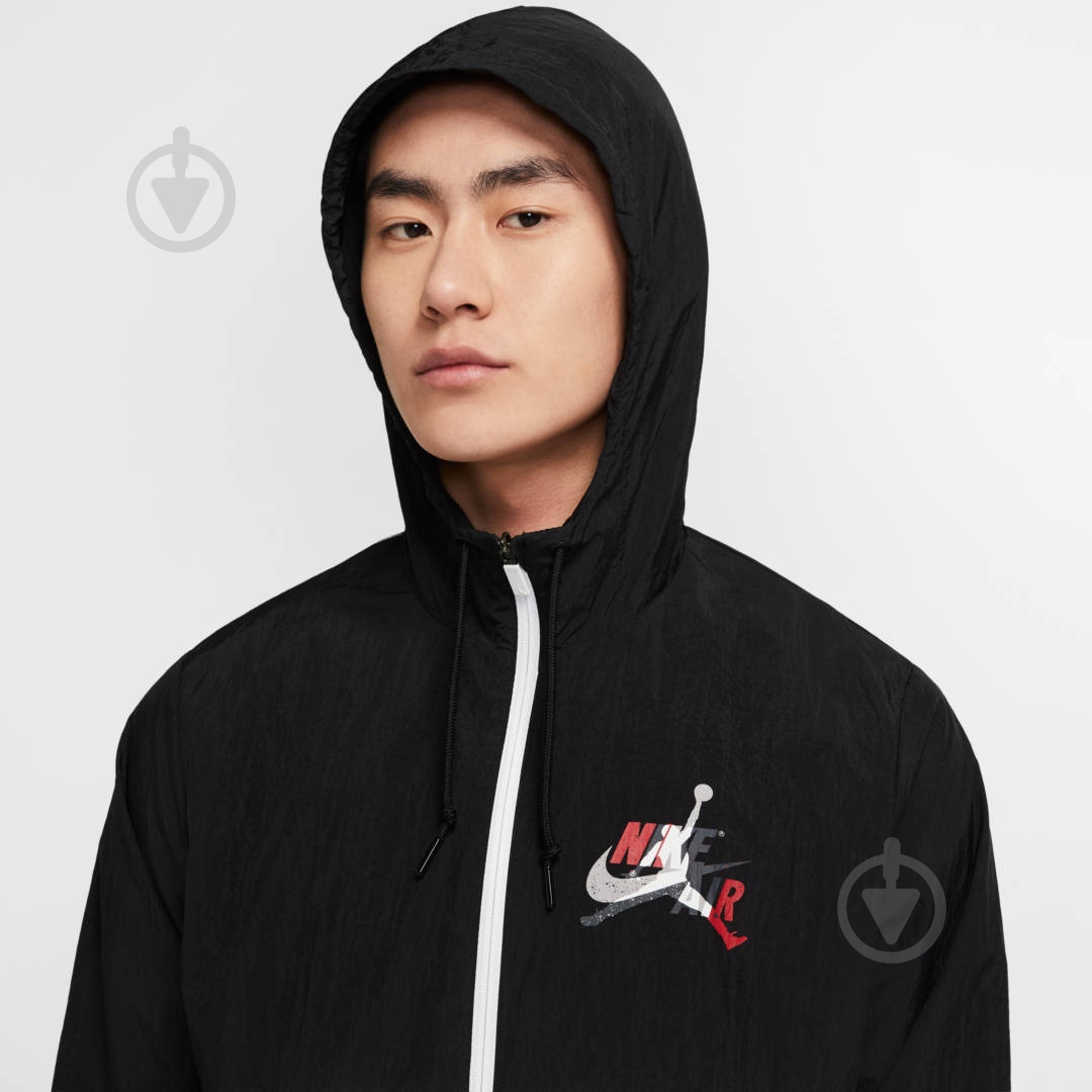 Ветровка мужская Nike M J JM CLSCS WINDWEAR JKT CT9368-010 р.XL черная - фото 4 Ветровка мужская Nike M J JM CLSCS WINDWEAR JKT CT9368-010 р.XL черная - фото 4