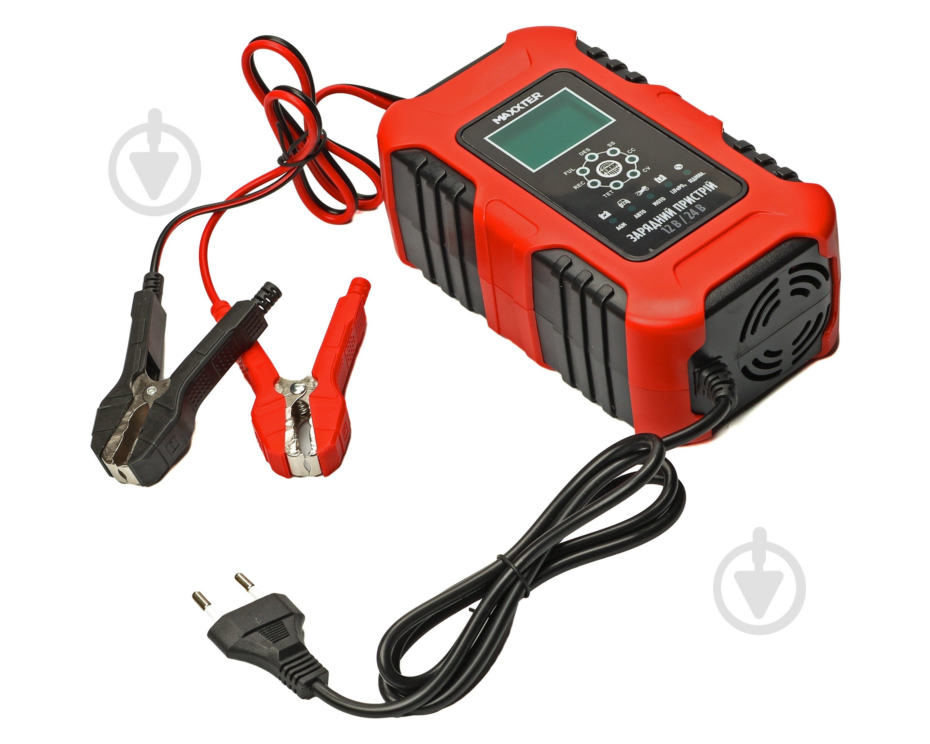 Автомобільний зарядний пристрій Maxxter 10 А (MX-CHR-1224V10A) - фото 1