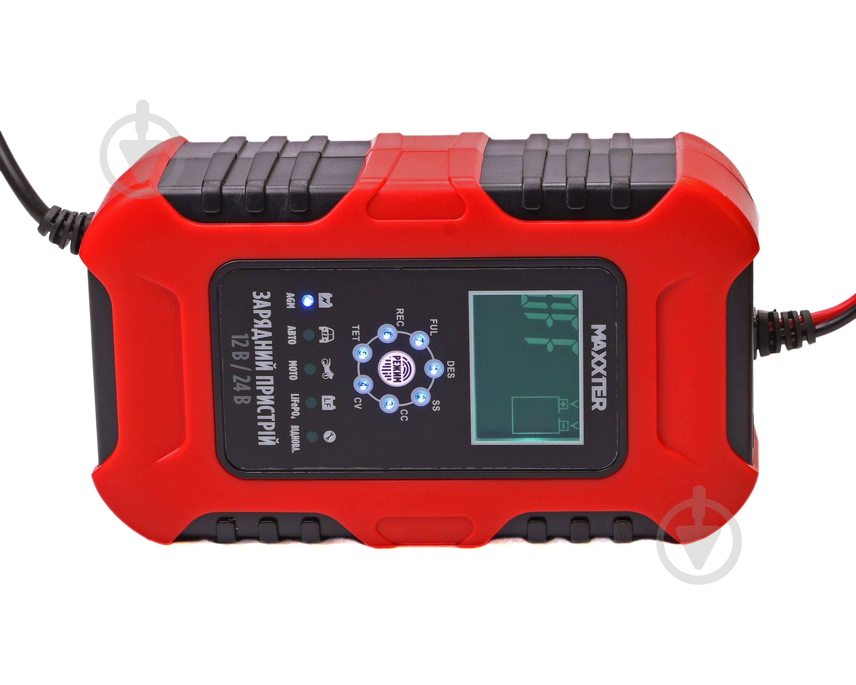 Автомобільний зарядний пристрій Maxxter 10 А (MX-CHR-1224V10A) - фото 2