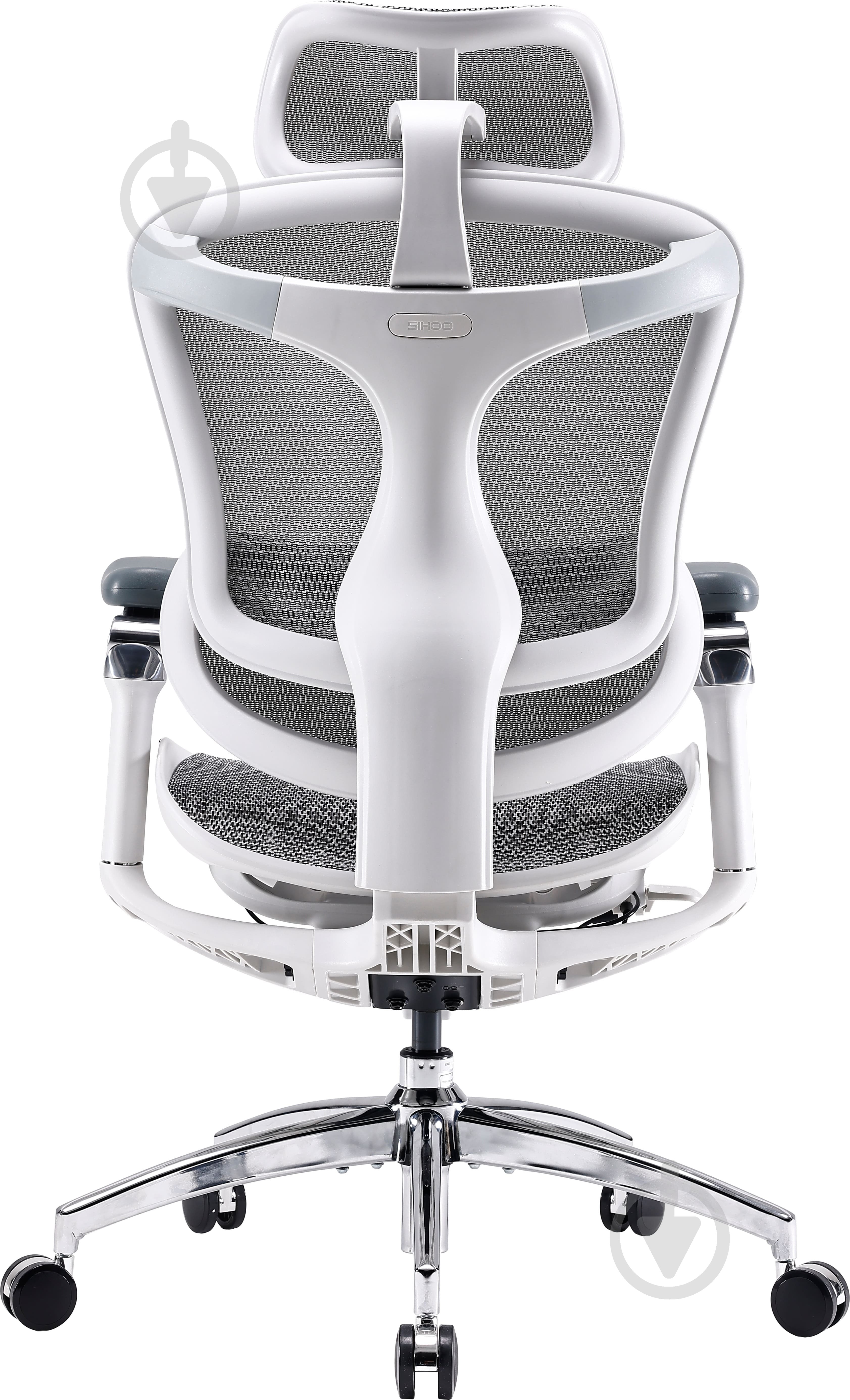 Кресло офисное Sihoo DORO C300 Pro Mesh White (DORO-C300-PRO-M102) серый - фото 5