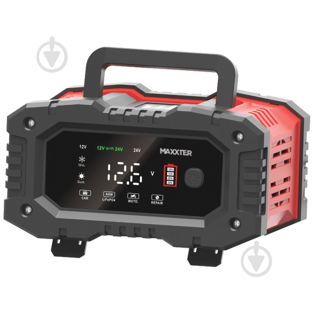 Автомобільний зарядний пристрій Maxxter 20 А (MX-CHR-1224V20P) - фото 1