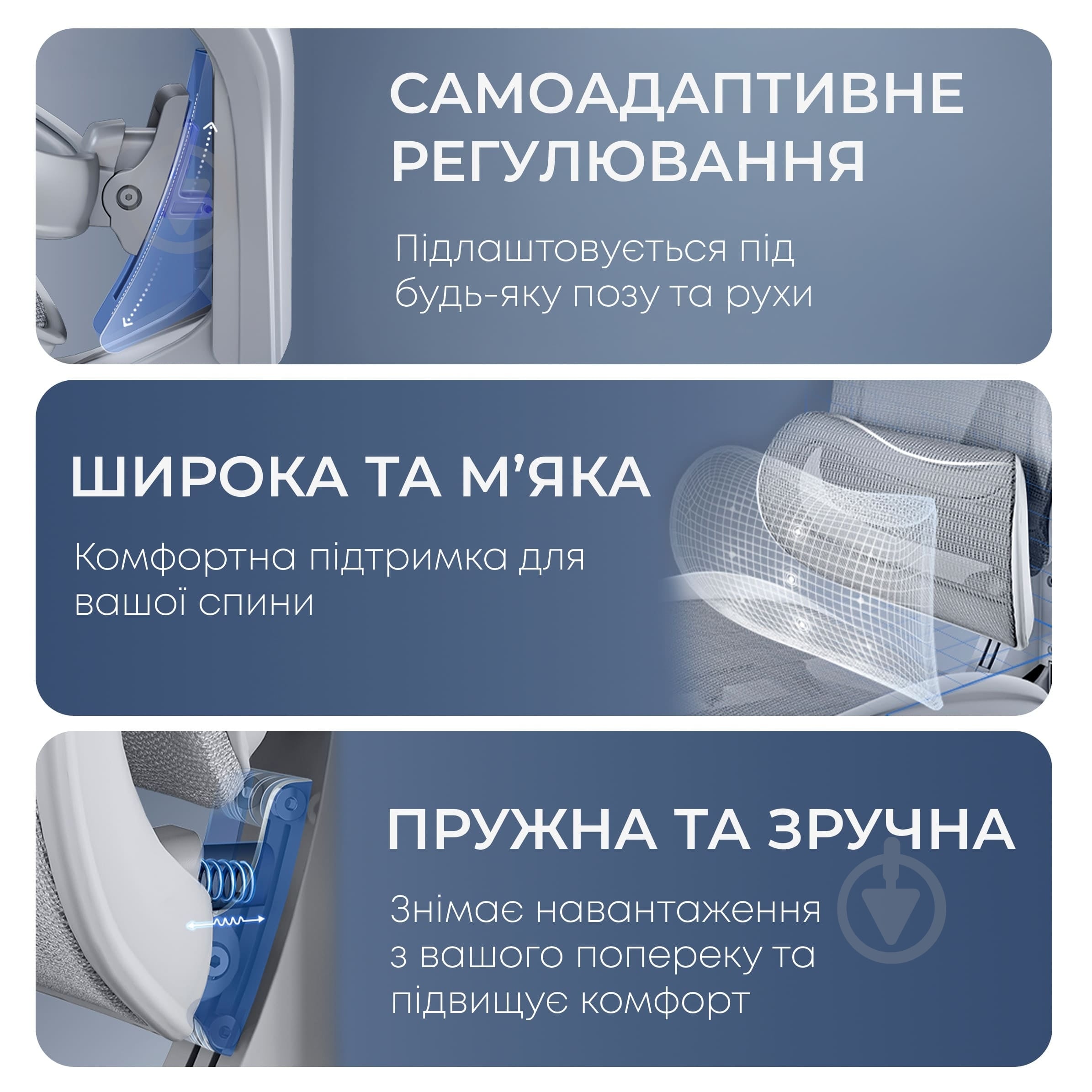 Кресло офисное Sihoo DORO C300L Mesh White (DORO-C300L-A3-102) белый - фото 7