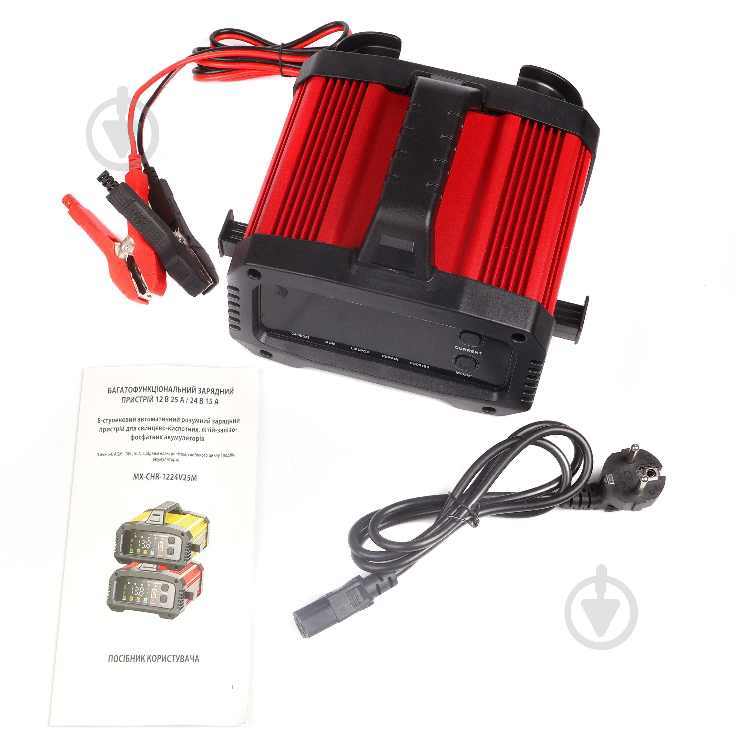 Автомобільний зарядний пристрій Maxxter 25 А (MX-CHR-1224V25M) - фото 2