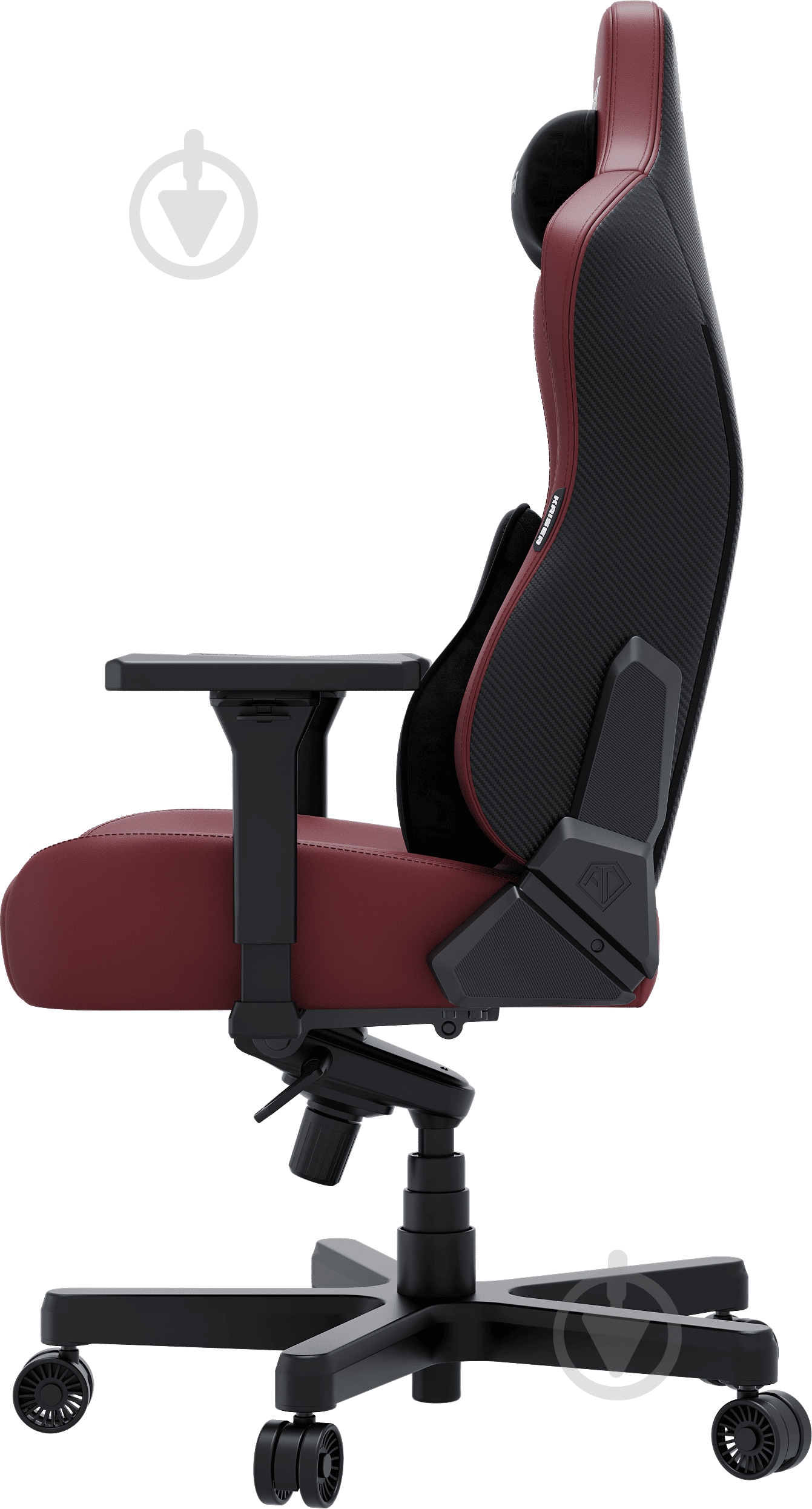 Крісло ігрове Anda Seat Kaiser 3E XL Maroon PVC бордовий - фото 6