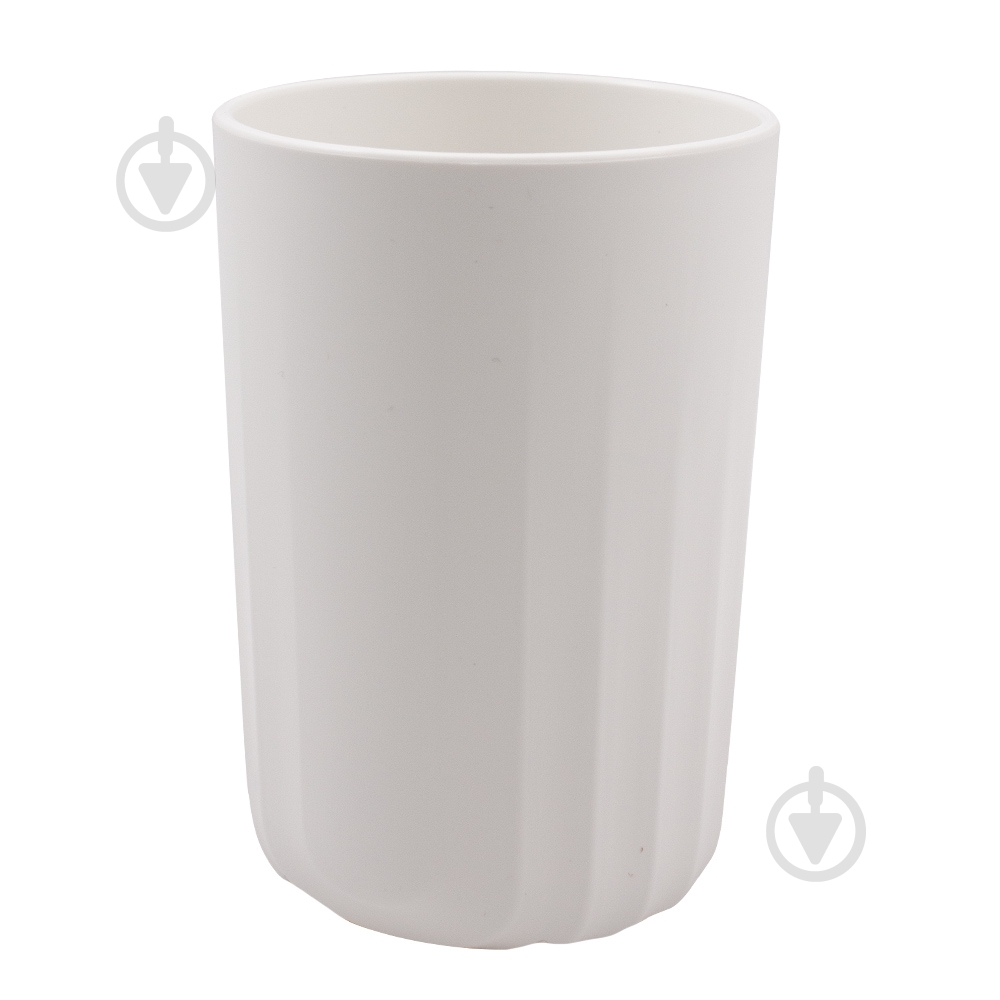 Стакан Arino Home Wave 250 мл белая 65115 - фото 1