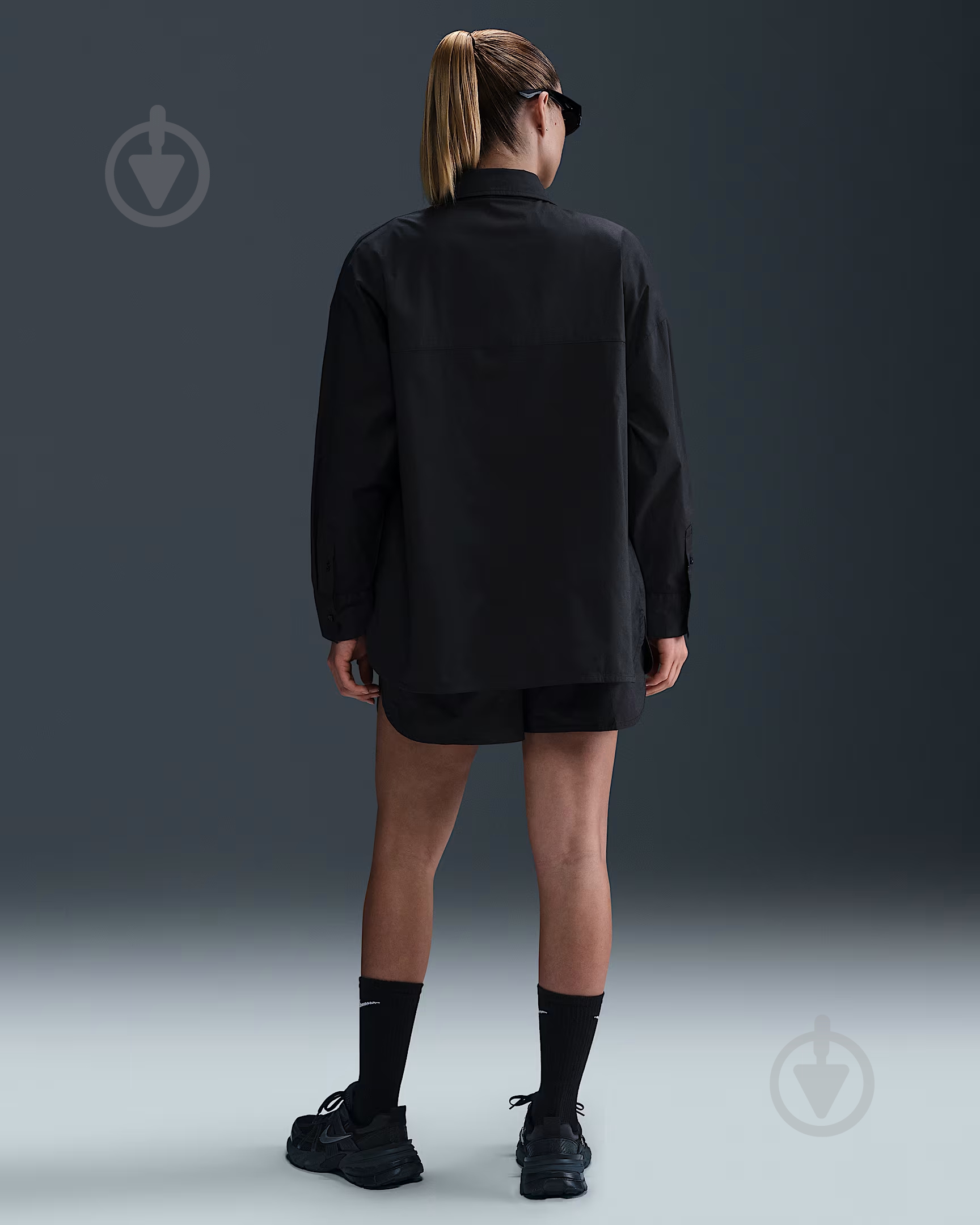 Рубашка Nike W NSW NK CHLL PPLN LS BTN TOP HJ0715-011 р. M черный - фото 3 Рубашка Nike W NSW NK CHLL PPLN LS BTN TOP HJ0715-011 р. M черный - фото 3