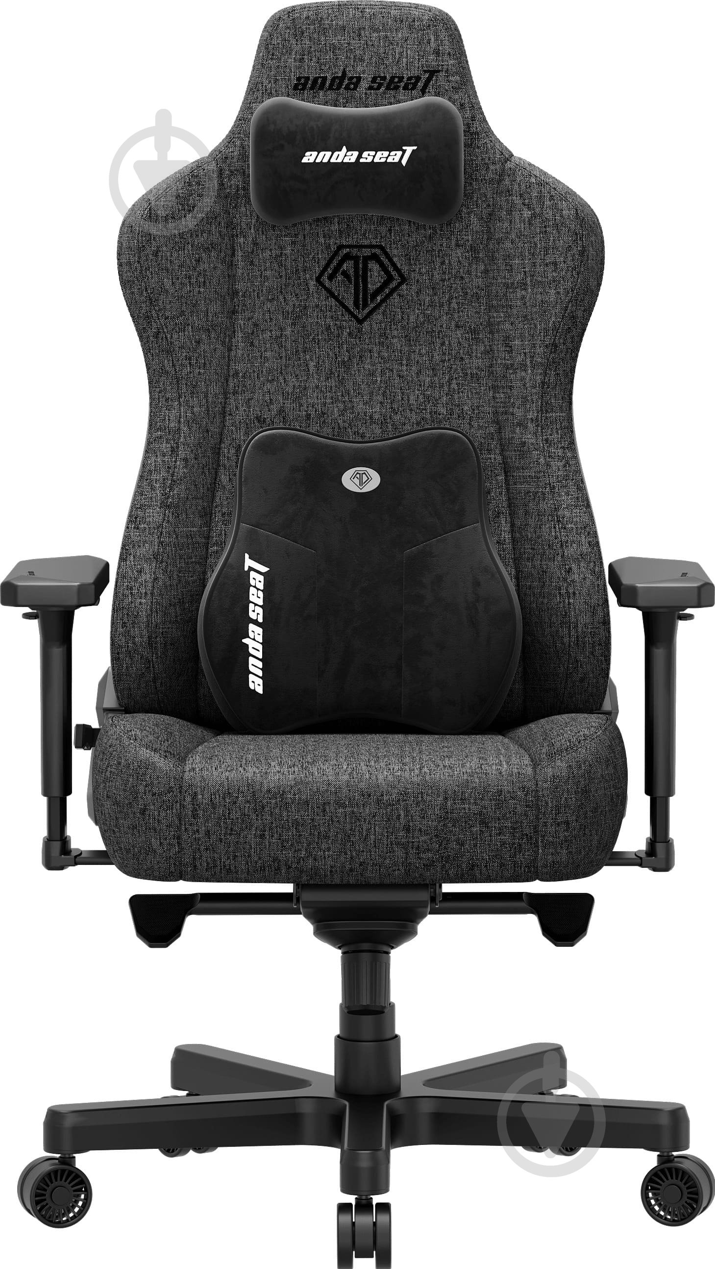 Крісло ігрове Anda Seat Kaiser 3E XL Dark Grey Fabric сірий - фото 1 Крісло ігрове Anda Seat Kaiser 3E XL Dark Grey Fabric сірий - фото 1