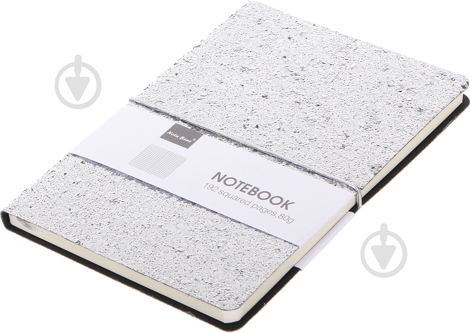 Блокнот Гламур А5 96 лист. серебряный - фото 3