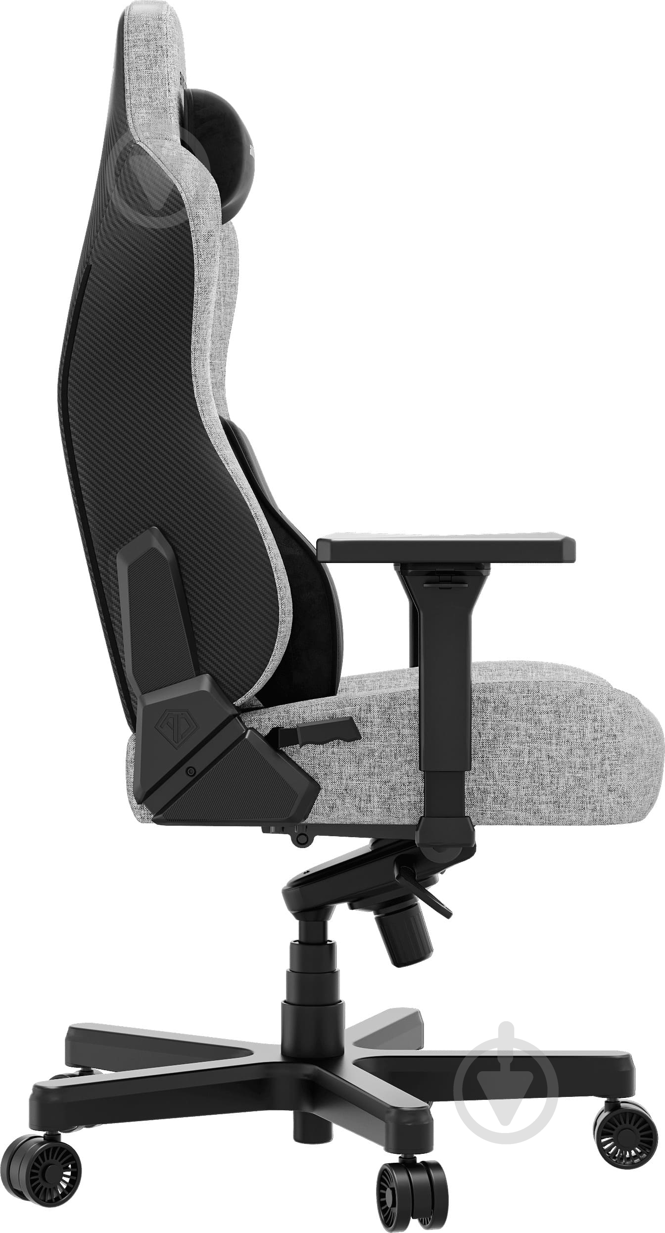 Крісло ігрове Anda Seat Kaiser 3E XL Grey Fabric сірий - фото 5