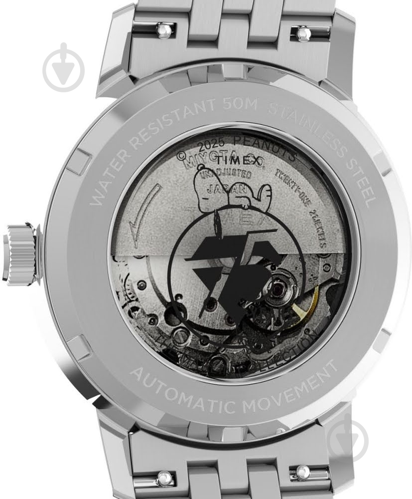 Наручний годинник Peanuts Timex silver (Tx2y45000) - фото 4