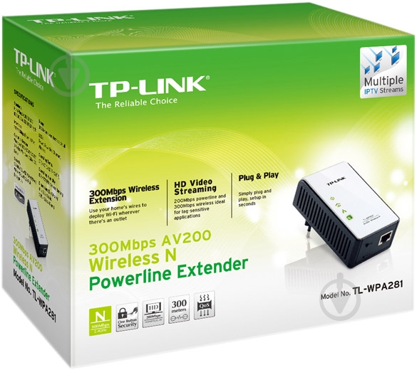 WiFi-адаптер PowerLine TP-LINK TL-WPA281 - фото 4
