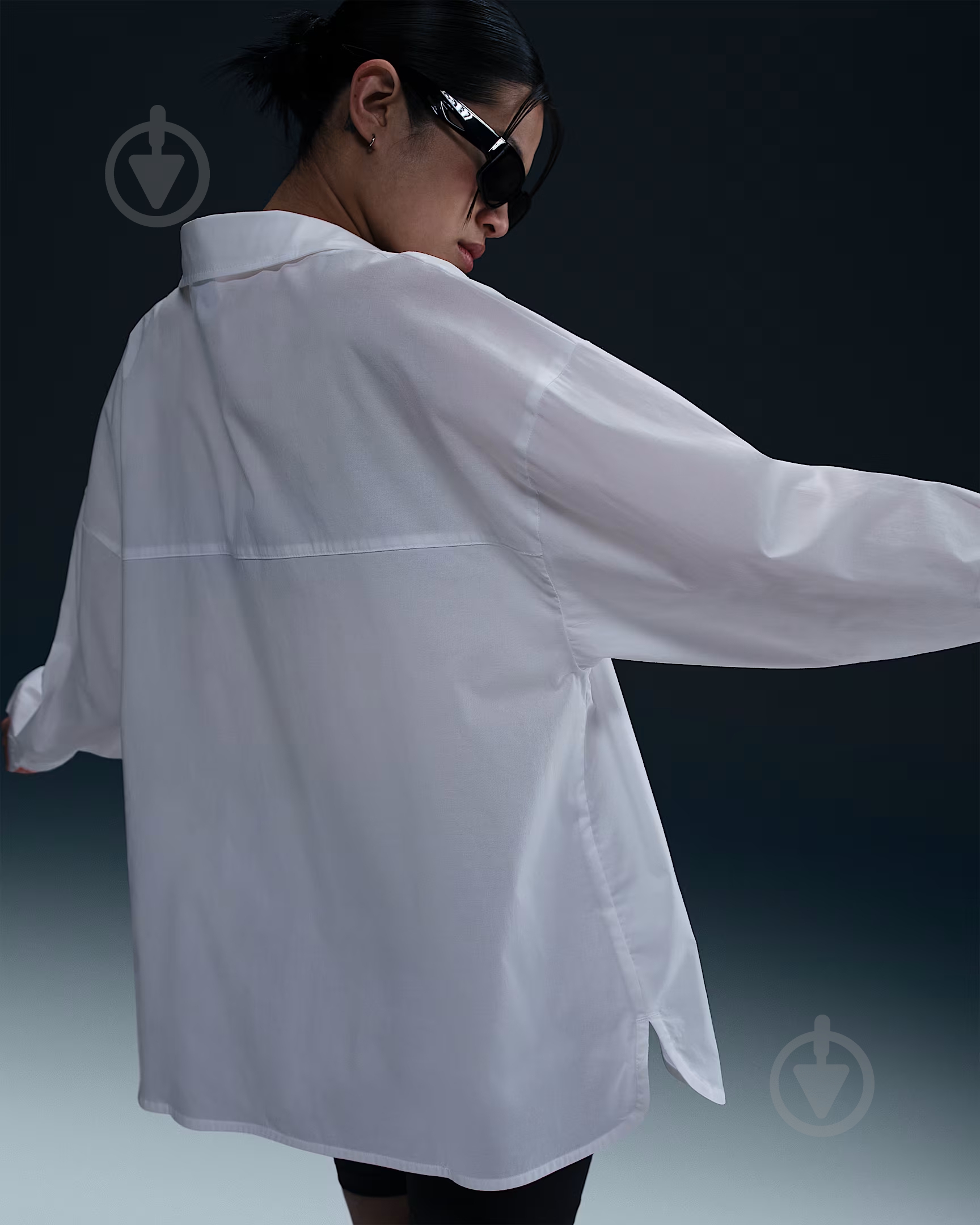 Сорочка Nike W NSW NK CHLL PPLN LS BTN TOP HJ0715-100 р. L білий - фото 5