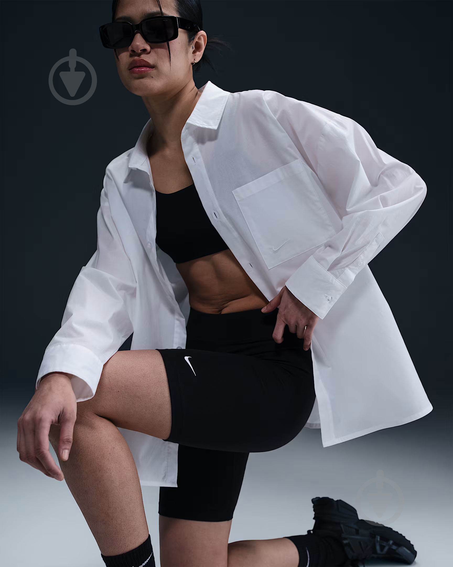 Сорочка Nike W NSW NK CHLL PPLN LS BTN TOP HJ0715-100 р. L білий - фото 6