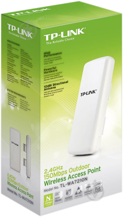 Точка доступу TP-LINK TL-WA7210N - фото 6 Точка доступу TP-LINK TL-WA7210N - фото 6