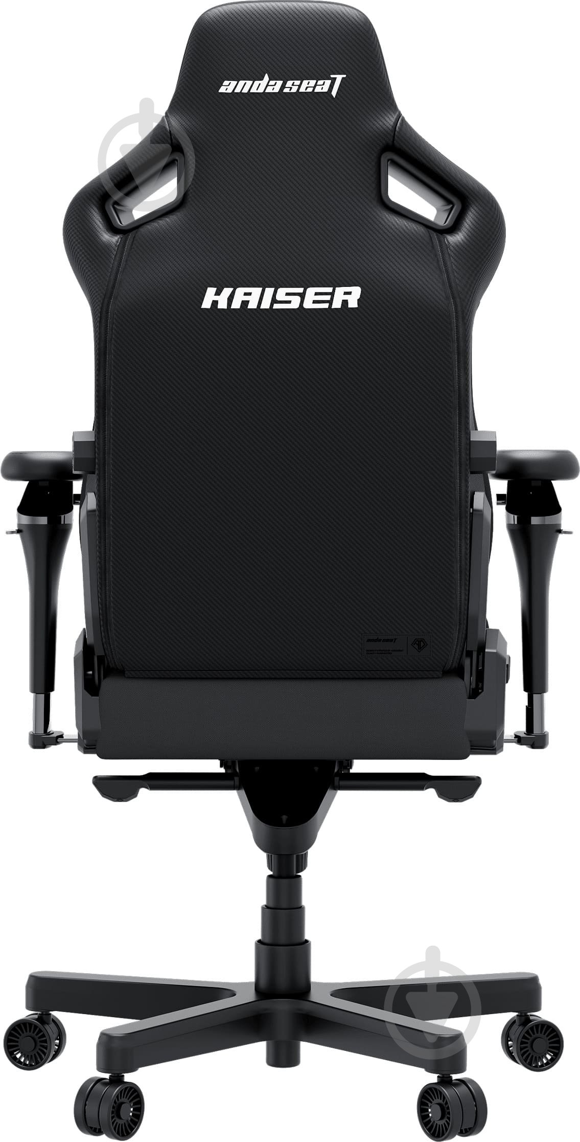 Крісло ігрове Anda Seat Kaiser 4 V2 Size XL Black Fabric чорний - фото 5