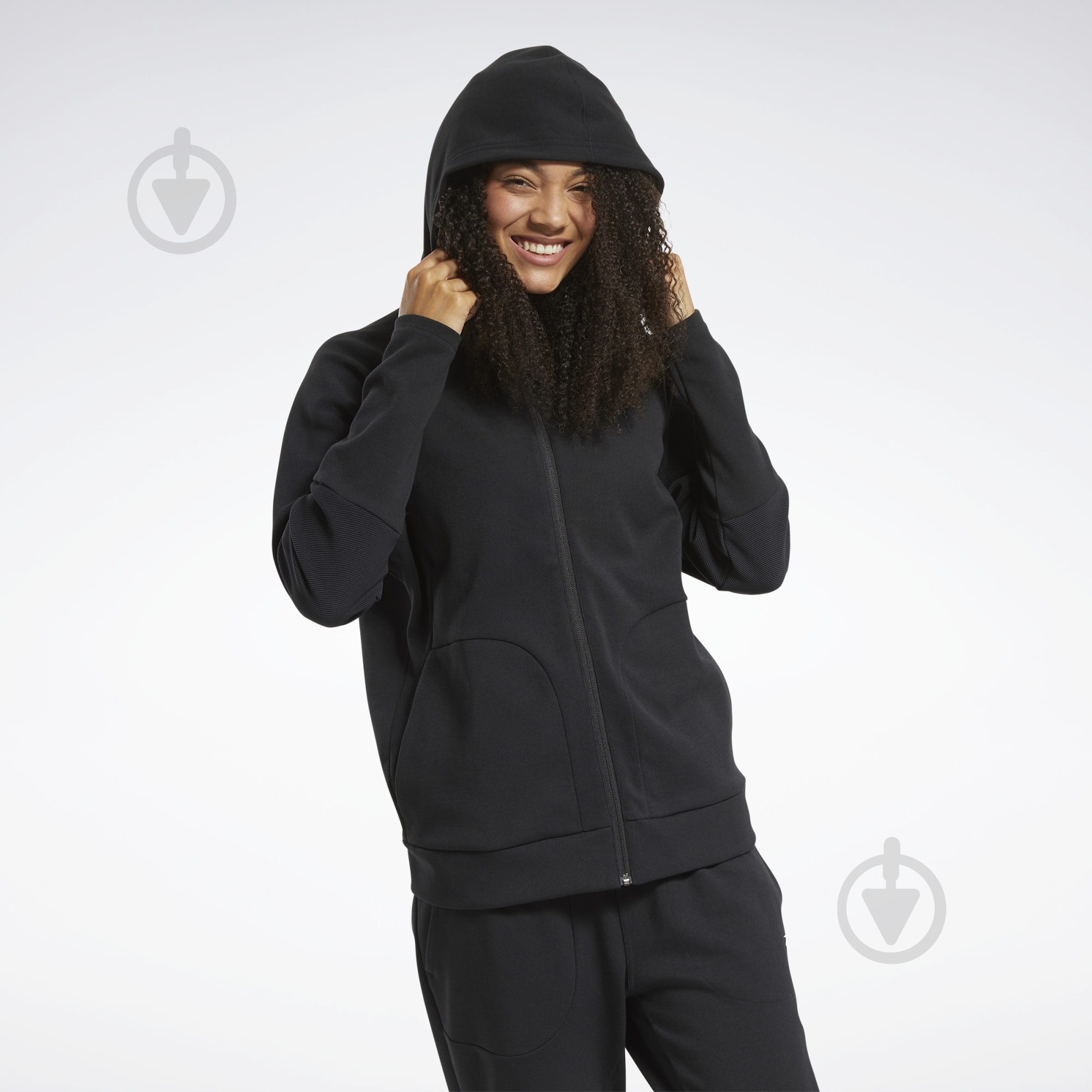 Джемпер Reebok FU1937 р. XS черный - фото 1 Джемпер Reebok FU1937 р. XS черный - фото 1