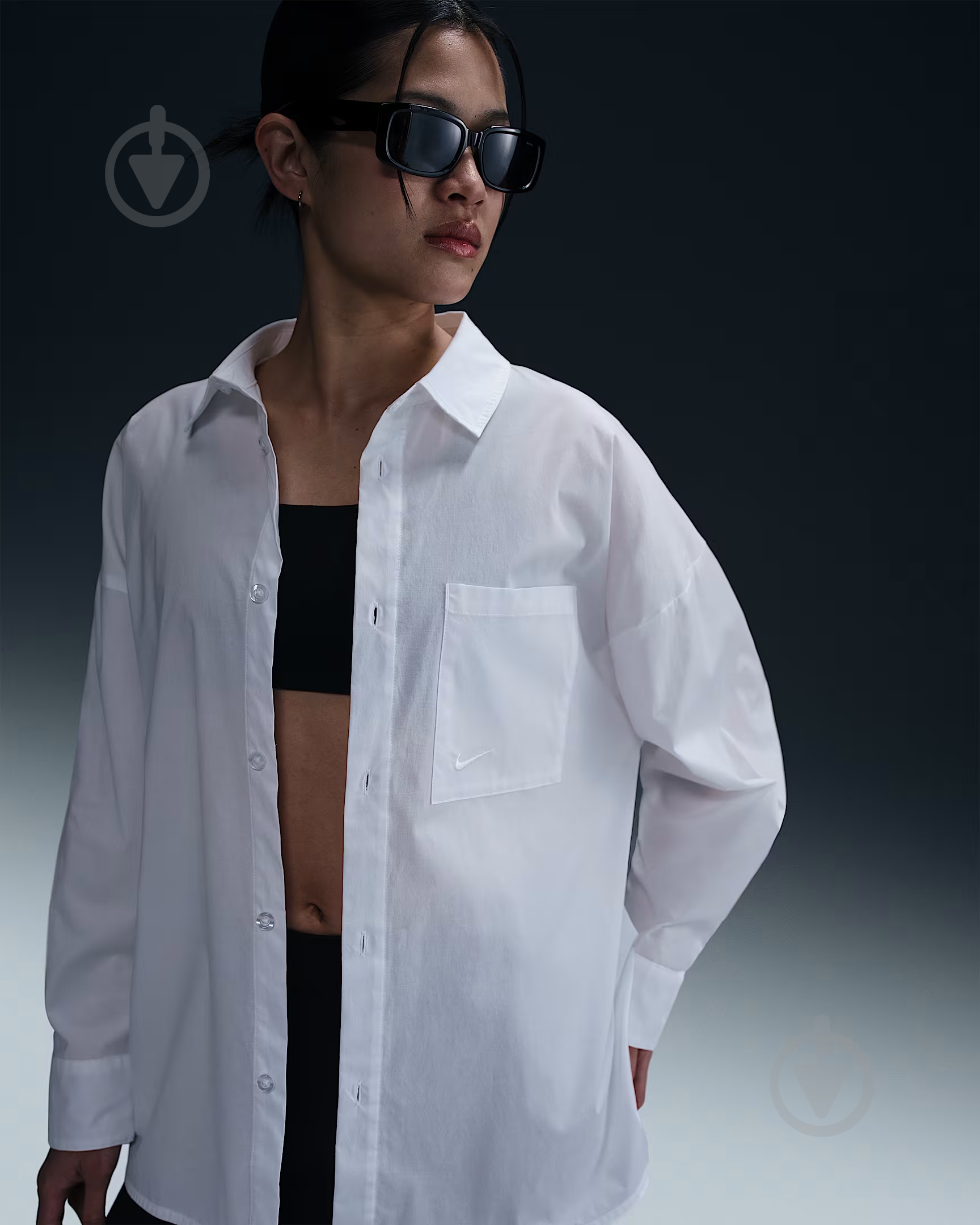 Сорочка Nike W NSW NK CHLL PPLN LS BTN TOP HJ0715-100 р. S білий - фото 4 Сорочка Nike W NSW NK CHLL PPLN LS BTN TOP HJ0715-100 р. S білий - фото 4