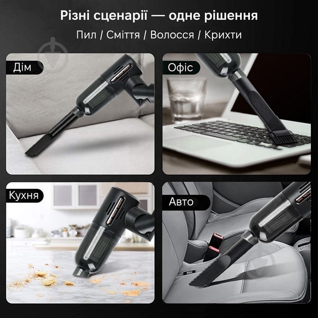 Пилосос автомобільний Inspire A-015B - фото 8