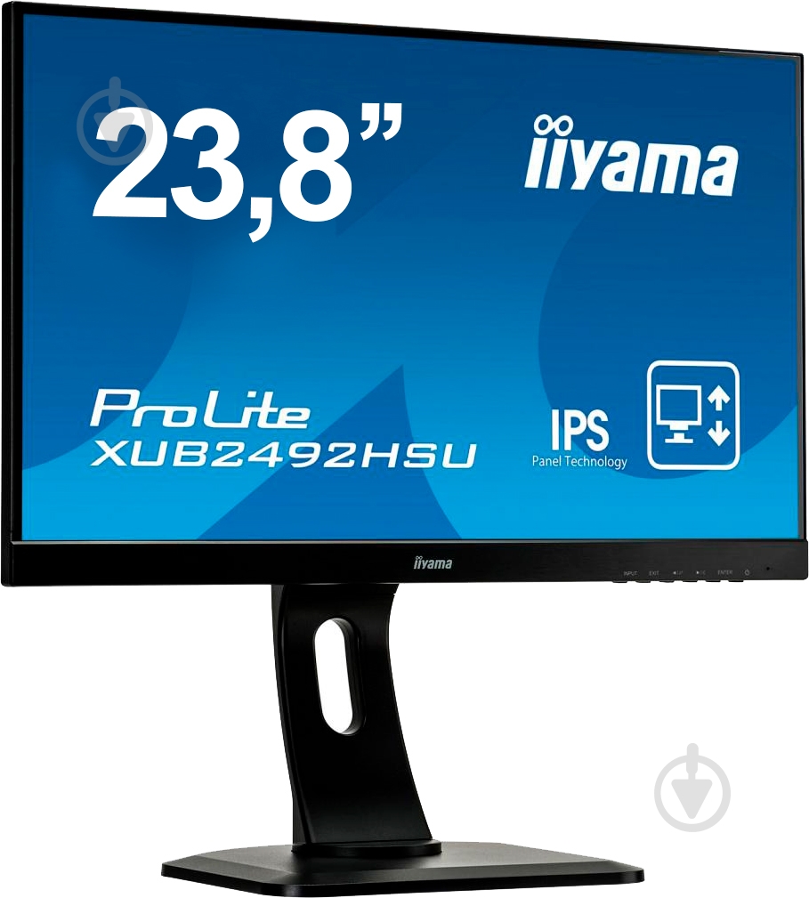 Монитор Iiyama ProLite 23,8" (XUB2492HSU-B1 A) - фото 2 Монитор Iiyama ProLite 23,8" (XUB2492HSU-B1 A) - фото 2