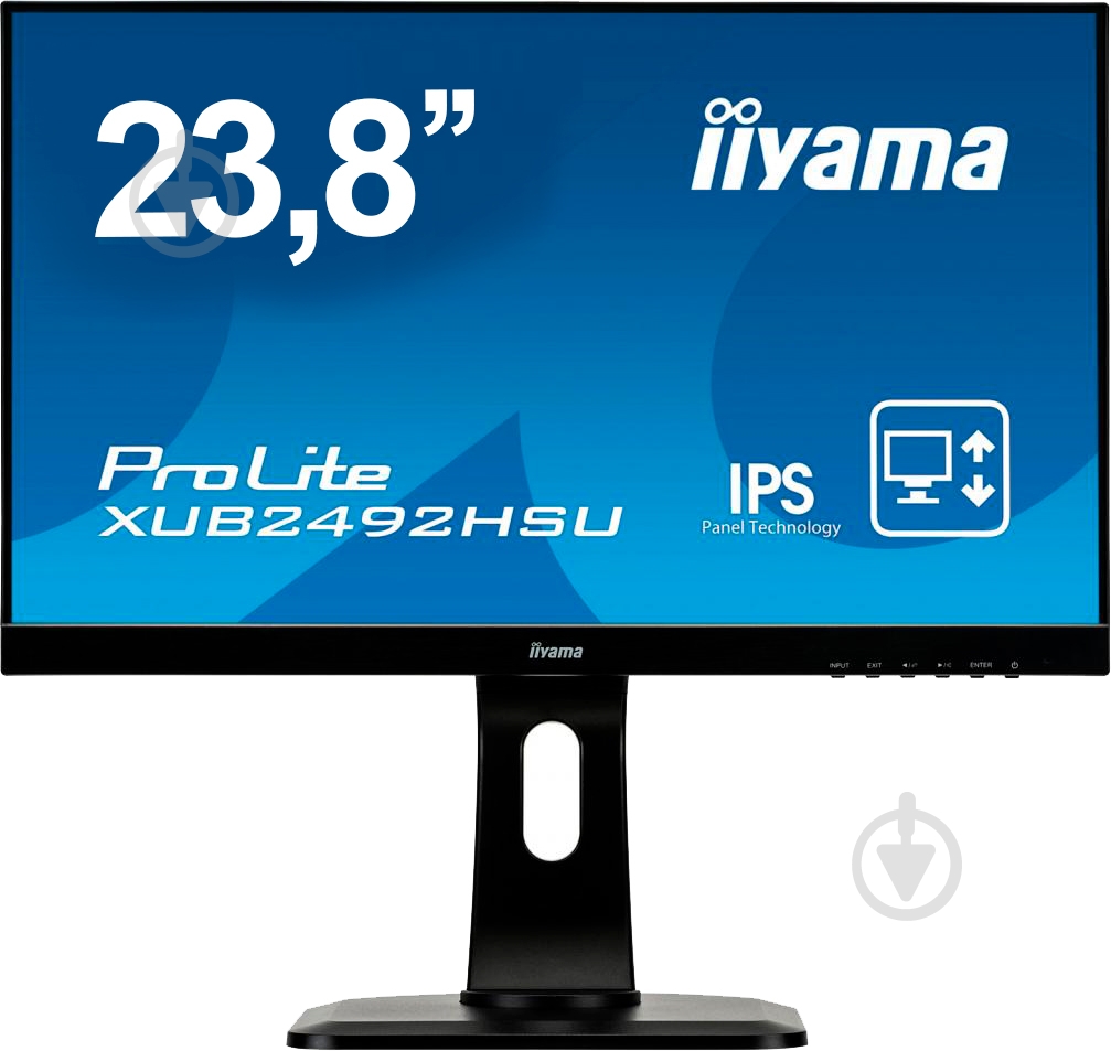 Монитор Iiyama ProLite 23,8" (XUB2492HSU-B1 A) - фото 1 Монитор Iiyama ProLite 23,8" (XUB2492HSU-B1 A) - фото 1