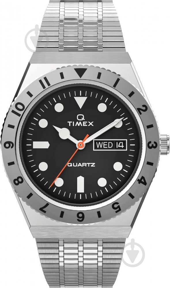 Наручний годинник Q Series Timex silver (Tx2v00100) - фото 1