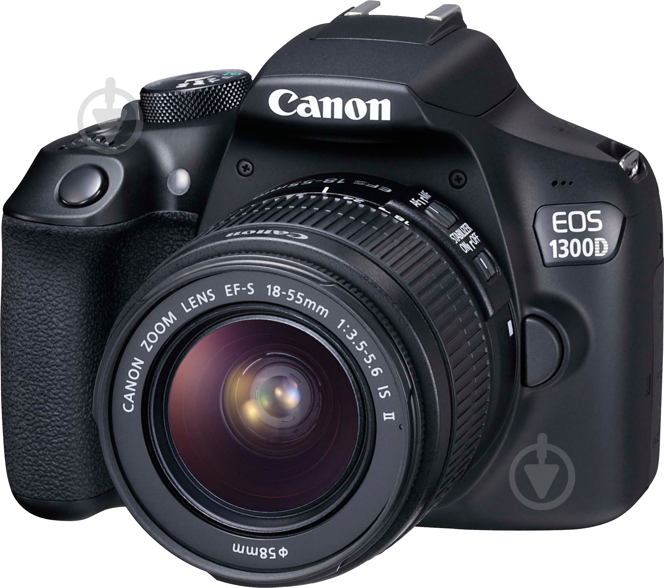 Фотоаппарат Canon EOS 1300D 18-55mm IS II Kit black - фото 5