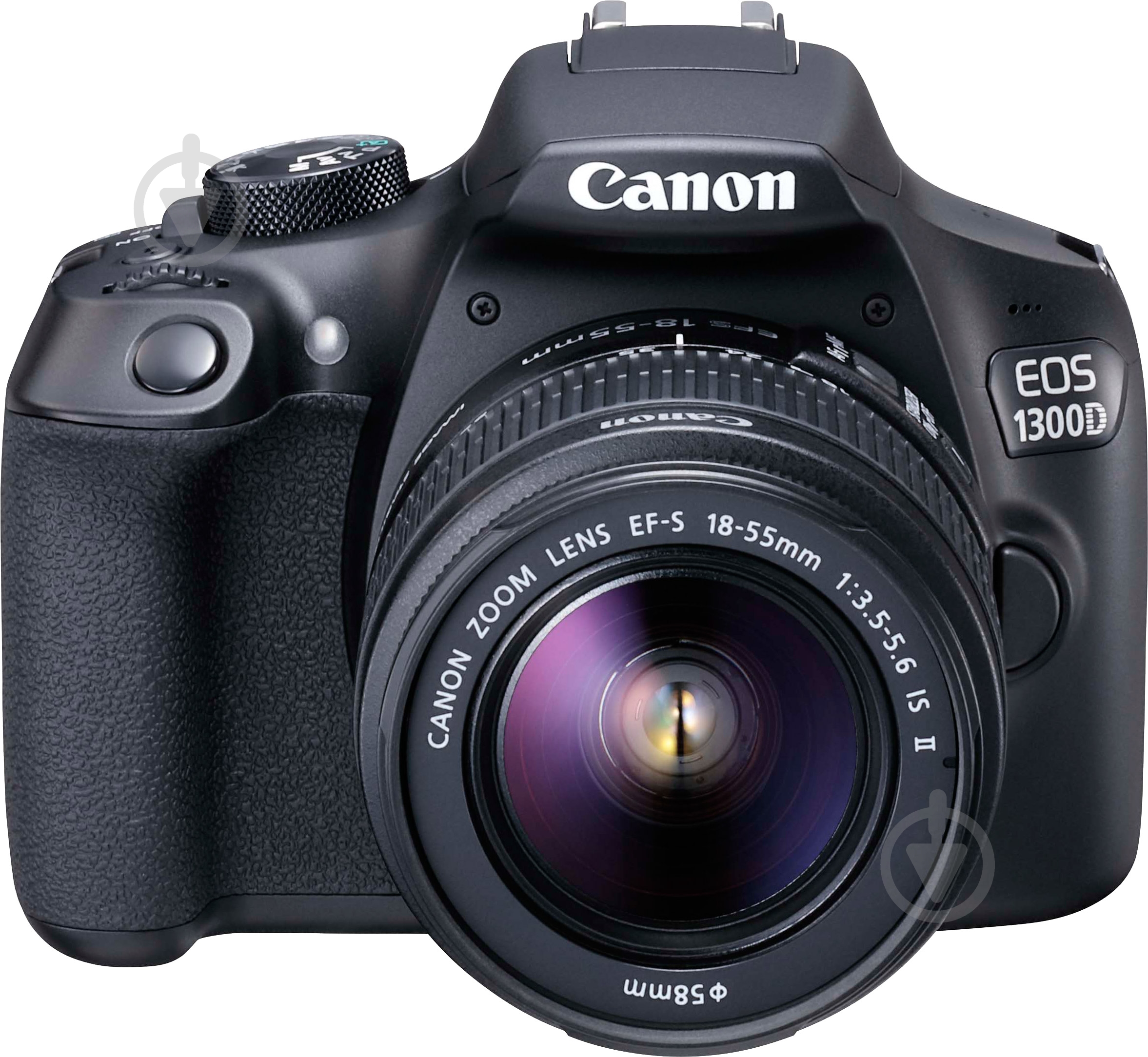 Фотоаппарат Canon EOS 1300D 18-55mm IS II Kit black - фото 4