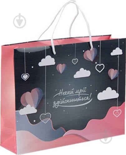 Пакет подарочный бумажный Lisbon горизонтальный 31,5×25×8 см - фото 1 Пакет подарочный бумажный Lisbon горизонтальный 31,5×25×8 см - фото 1