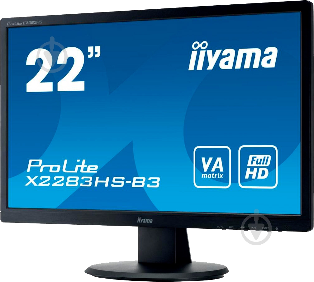Монитор Iiyama ProLite 21,5" (X2283HS-B3) - фото 1