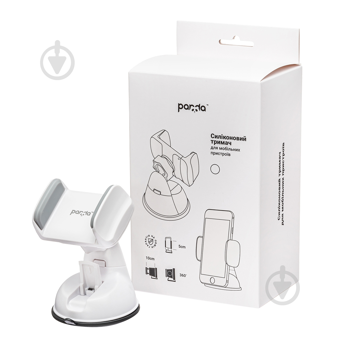 Держатель для телефона panda® CH04 белый - фото 2 Держатель для телефона panda® CH04 белый - фото 2