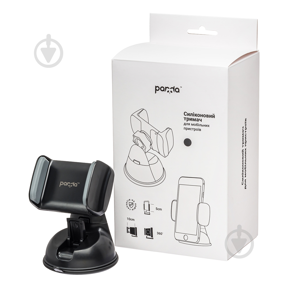 Держатель для телефона panda® CH04 черный - фото 2 Держатель для телефона panda® CH04 черный - фото 2