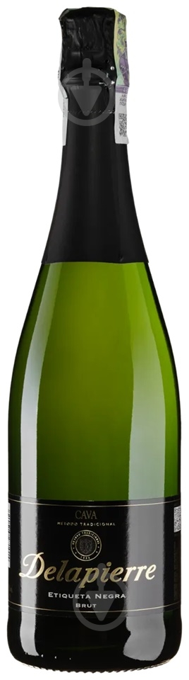 Вино игристое Delapierre брют белое Этикета Негра Брют 0,75 л - фото 1 Вино игристое Delapierre брют белое Этикета Негра Брют 0,75 л - фото 1