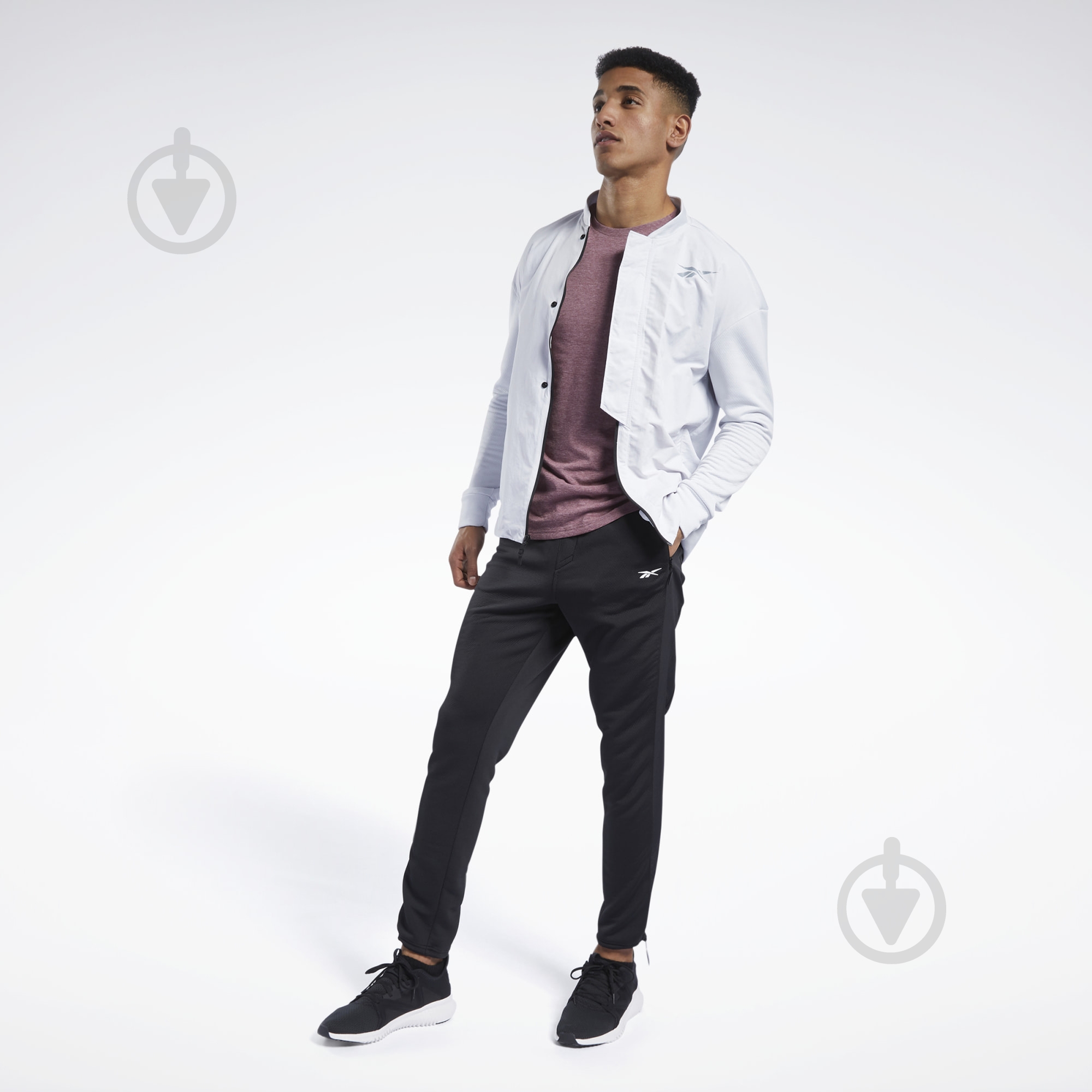 Брюки Reebok FU2983 р. XL черный - фото 2 Брюки Reebok FU2983 р. XL черный - фото 2