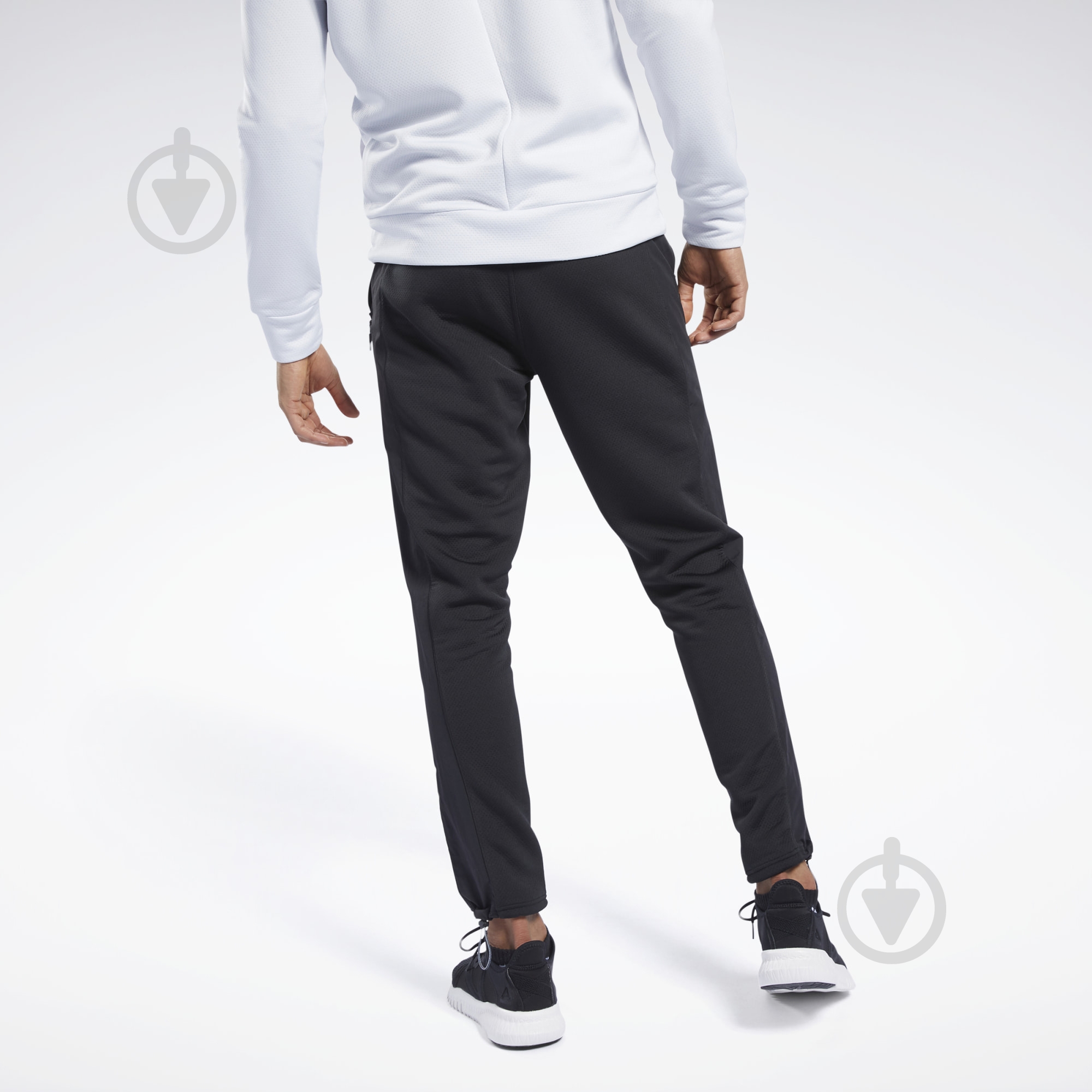 Брюки Reebok FU2983 р. XL черный - фото 3 Брюки Reebok FU2983 р. XL черный - фото 3