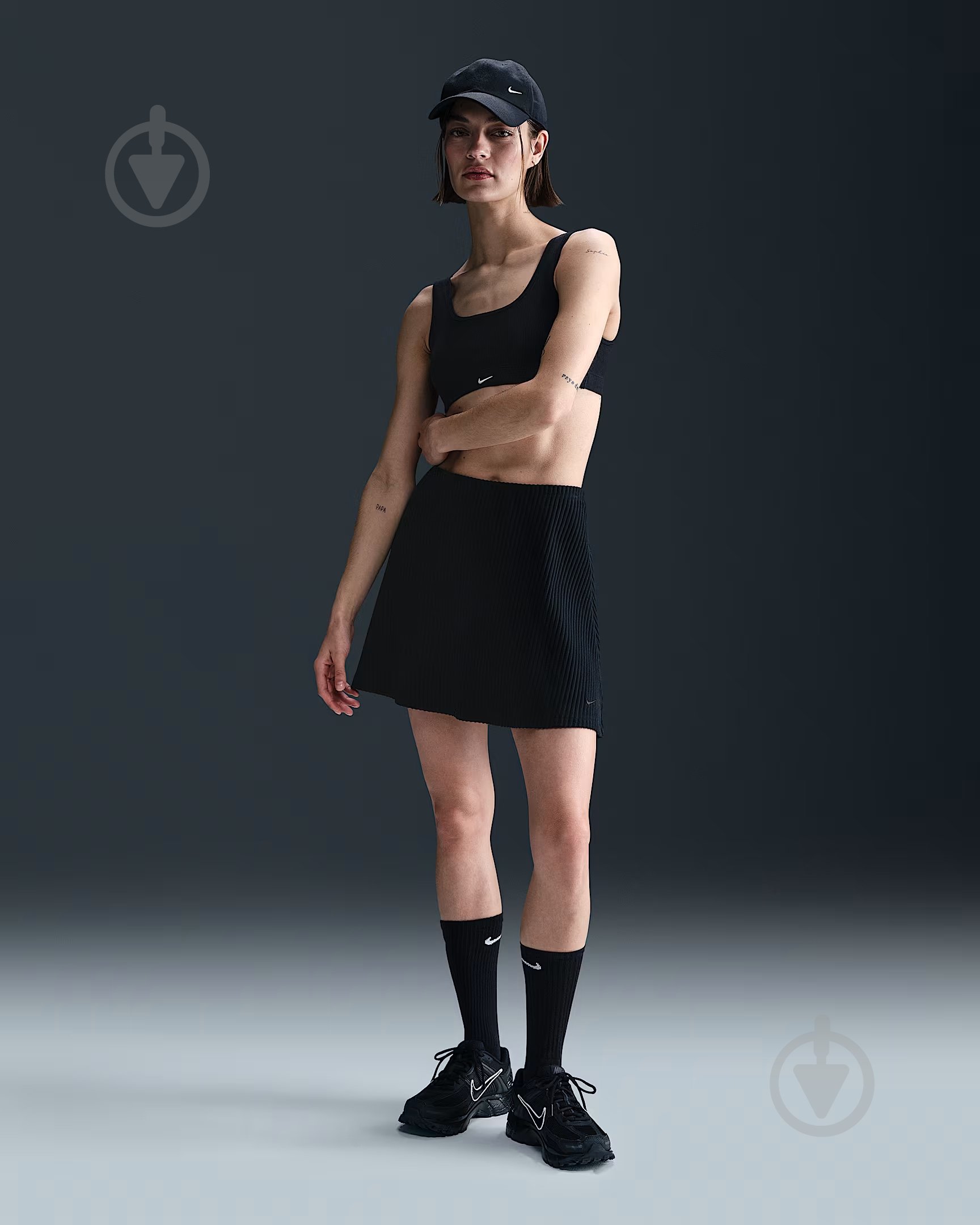 Юбка Nike W NSW NK CHLL KNT RIB MINI SKT HJ1839-010 р.L черный - фото 2 Юбка Nike W NSW NK CHLL KNT RIB MINI SKT HJ1839-010 р.L черный - фото 2