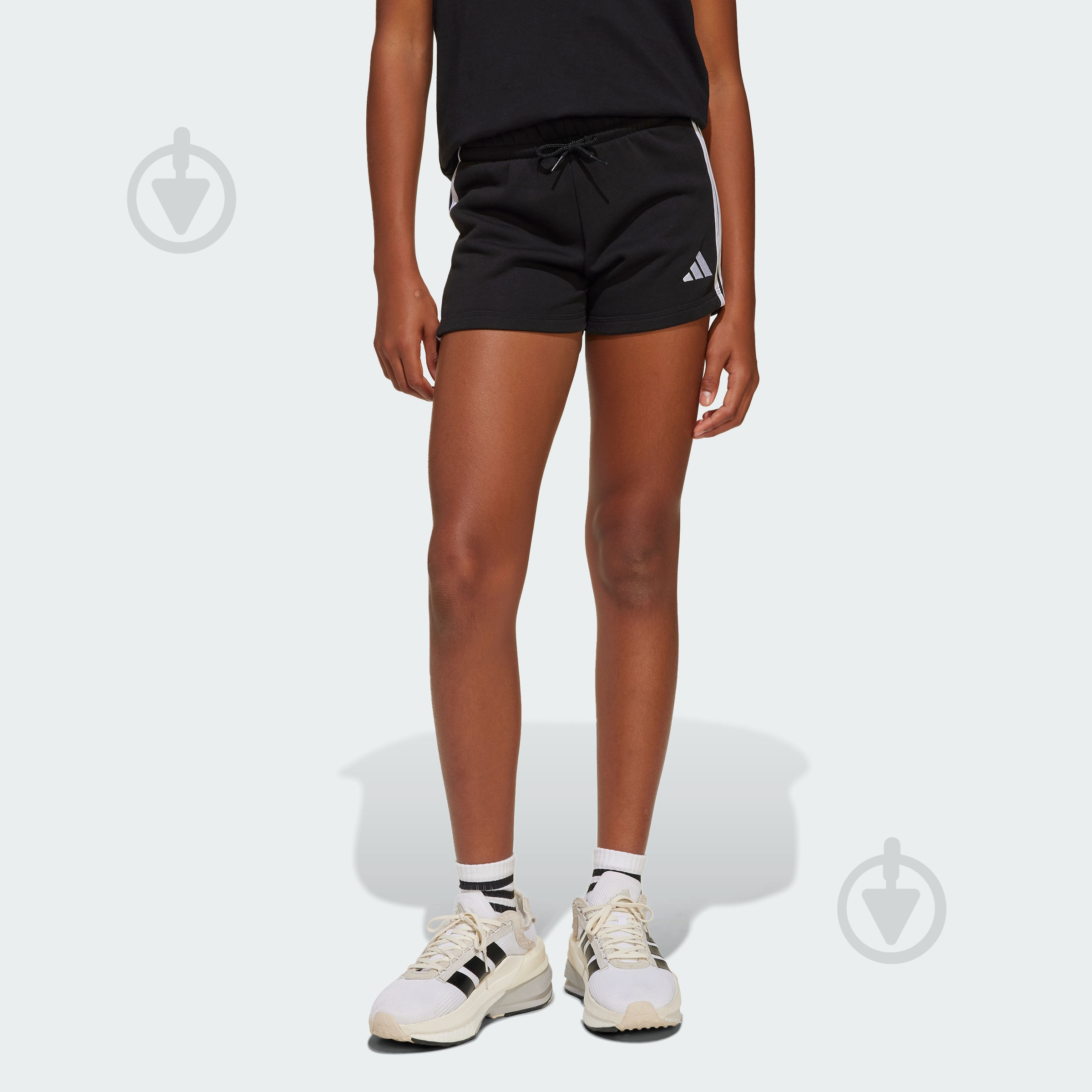 Шорты Adidas JG 3S FT SH 280 JJ3386 р. 14-15YRS черный - фото 1