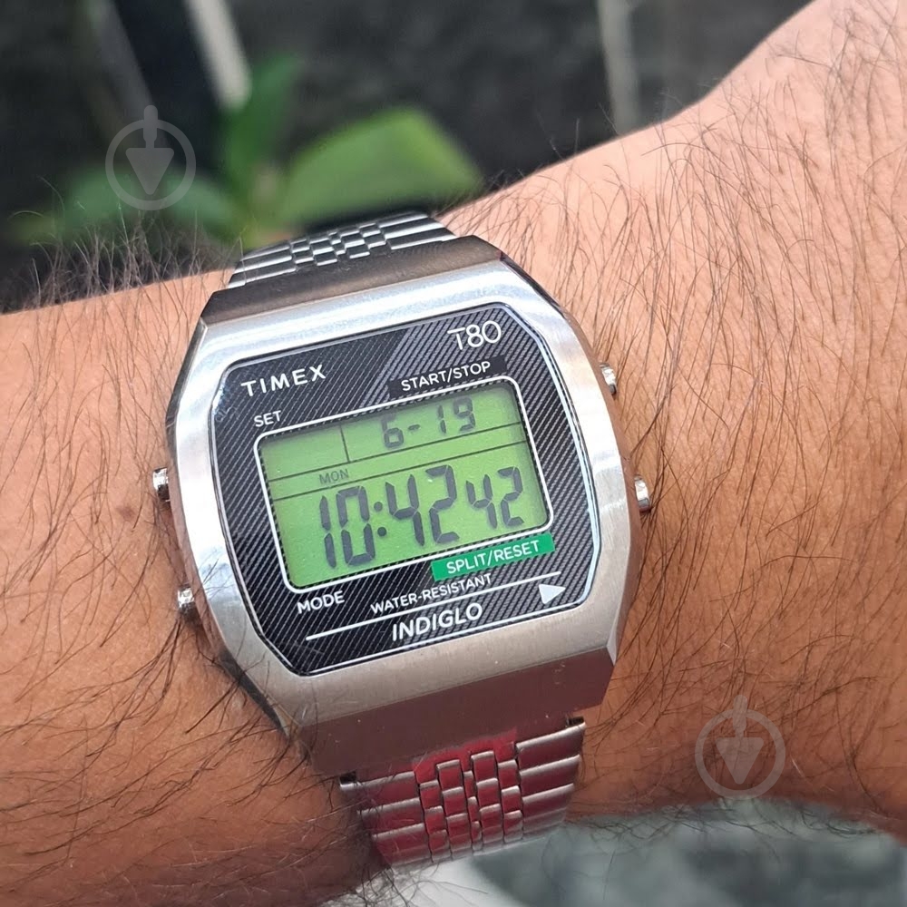 Наручные часы T80 Timex silver (Tx2v74200) - фото 3 Наручные часы T80 Timex silver (Tx2v74200) - фото 3