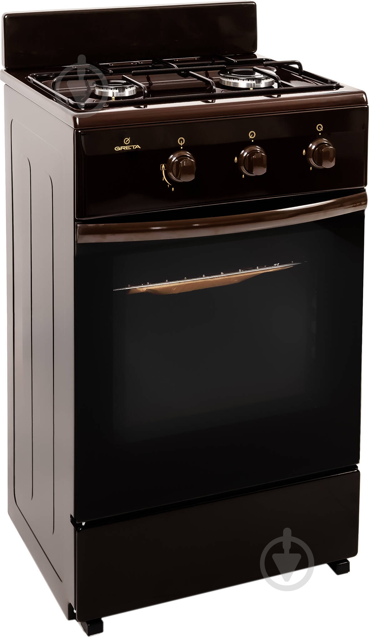 Плита газова Greta G(2)G 5770 MF 25 (B) (1201-10АА коричнева) - фото 2 Плита газова Greta G(2)G 5770 MF 25 (B) (1201-10АА коричнева) - фото 2
