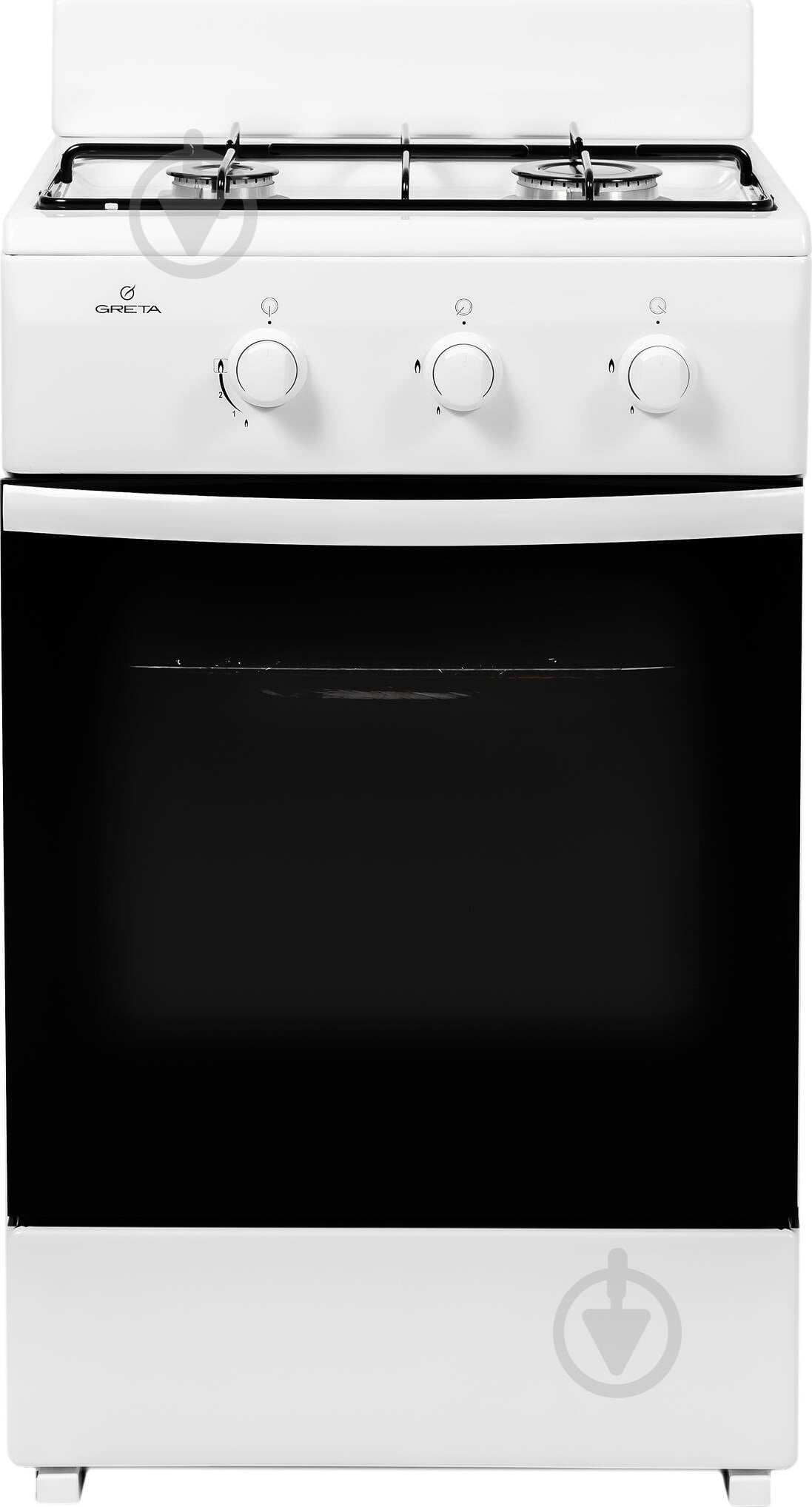 Плита газова Greta G(2)G 5770 MF 25 (W) (1201-10AА біла) - фото 1 Плита газова Greta G(2)G 5770 MF 25 (W) (1201-10AА біла) - фото 1
