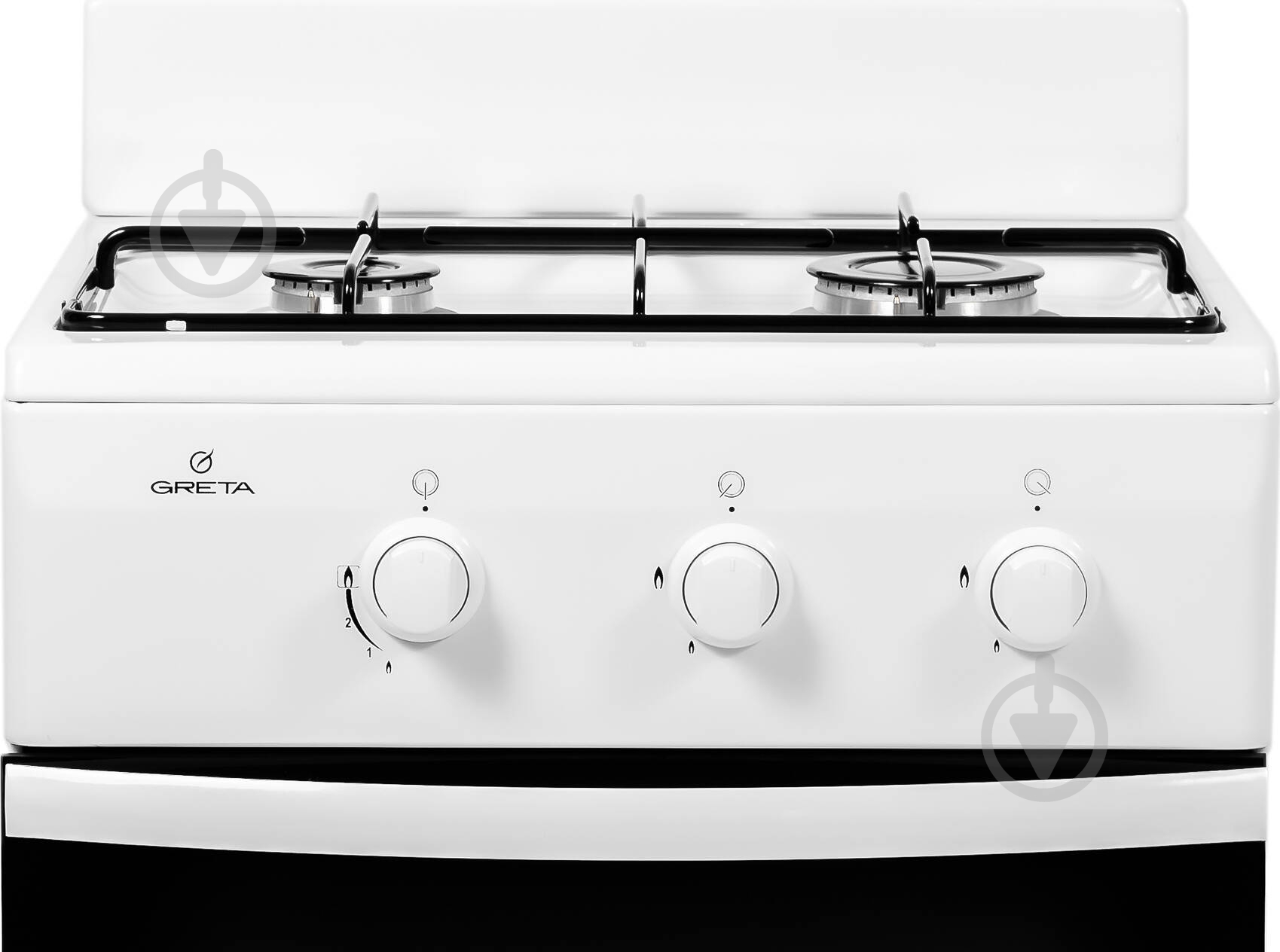 Плита газова Greta G(2)G 5770 MF 25 (W) (1201-10AА біла) - фото 3 Плита газова Greta G(2)G 5770 MF 25 (W) (1201-10AА біла) - фото 3