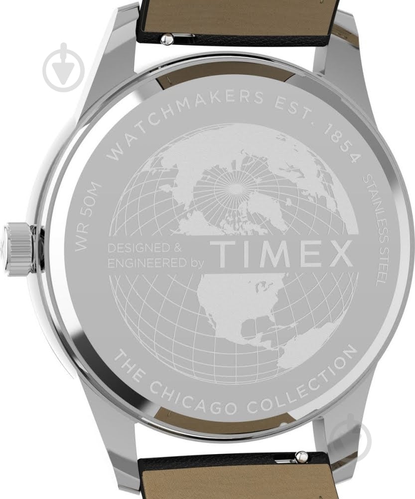 Наручные часы Chicago Timex silver (Tx2y21600) - фото 4 Наручные часы Chicago Timex silver (Tx2y21600) - фото 4