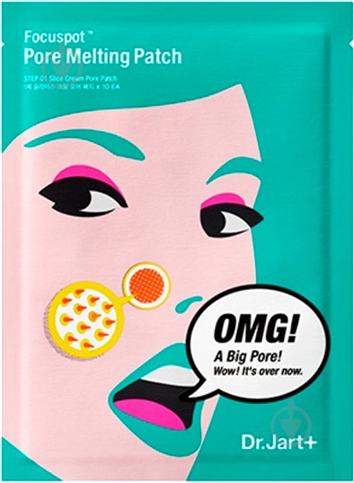 Патчи Dr.Jart+ Focuspot Pore Melting Patch 5 г 1 шт./уп. - фото 1 Патчи Dr.Jart+ Focuspot Pore Melting Patch 5 г 1 шт./уп. - фото 1