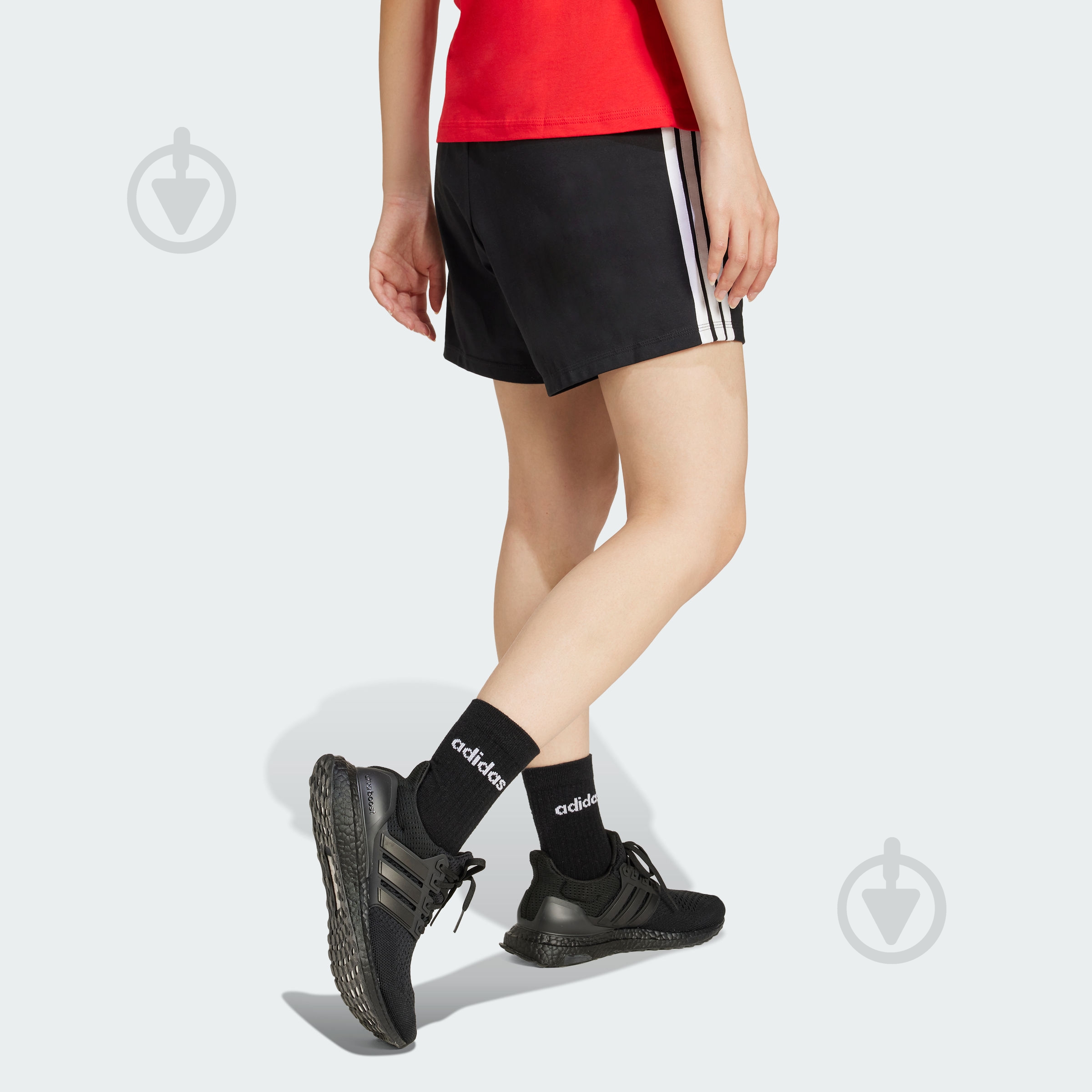 Шорти Adidas W 3S SJ SHO JD0908 р. L чорний - фото 2
