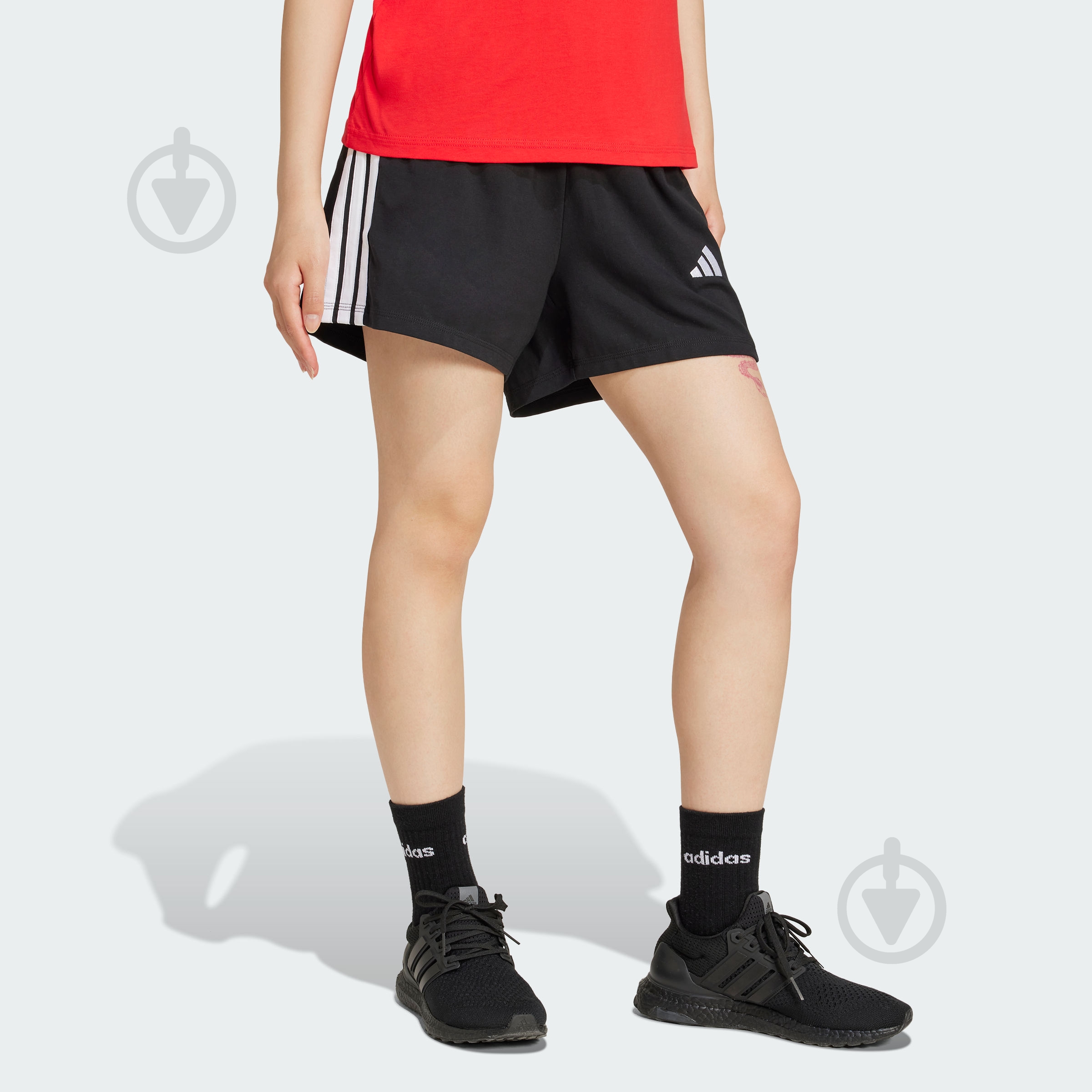 Шорти Adidas W 3S SJ SHO JD0908 р. L чорний - фото 5